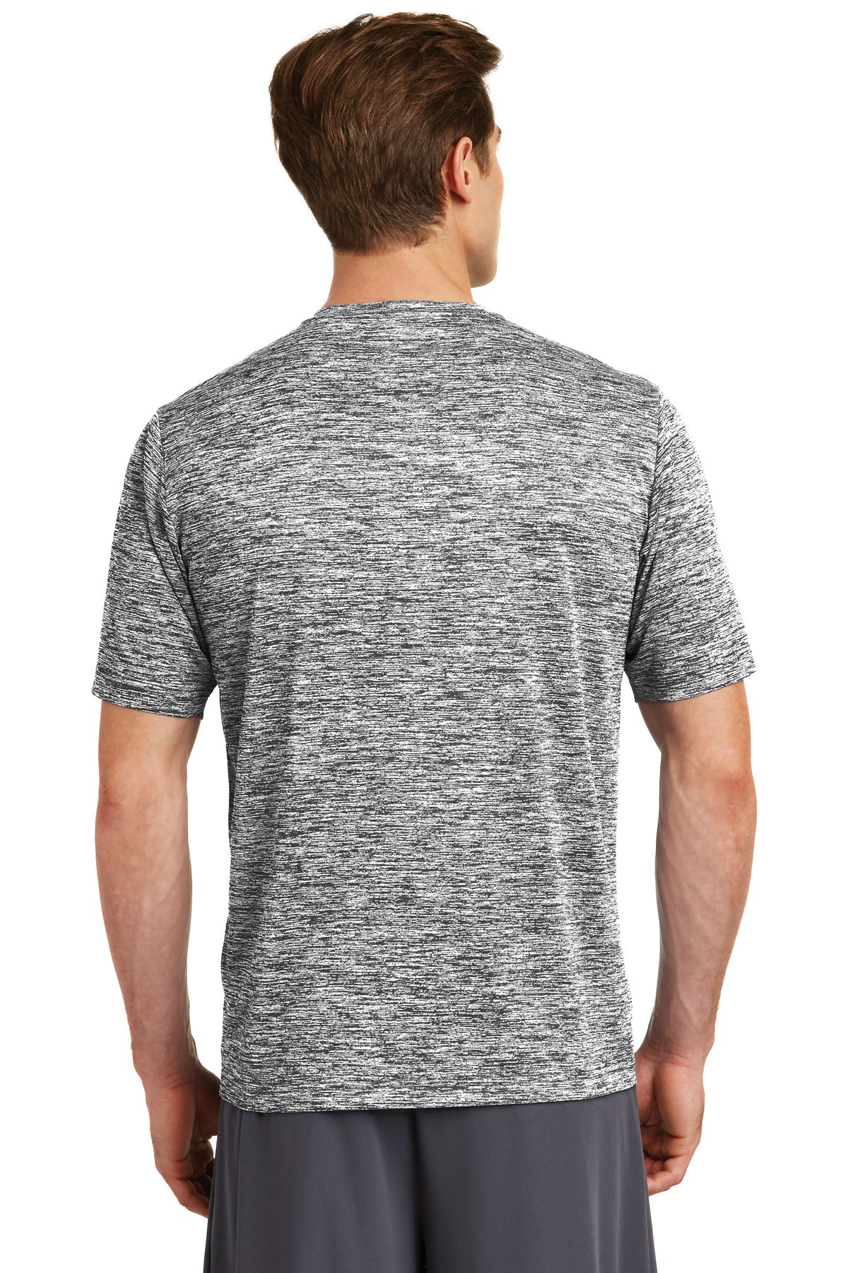 Black Electric Sport-Tek PosiCharge Electric Heather Tee. ST390