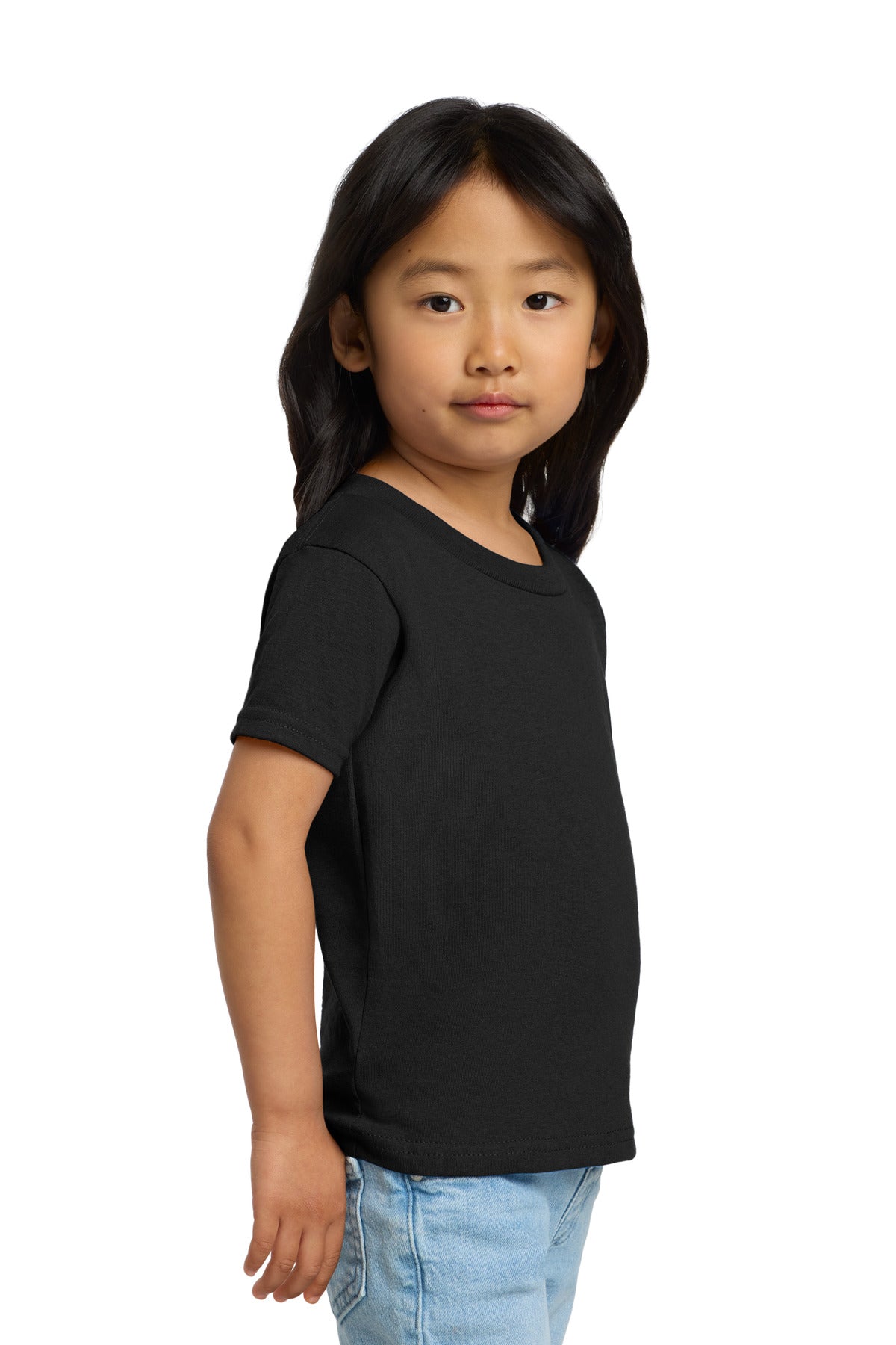 Black Gildan Heavy Cotton Toddler T-Shirt 5100P