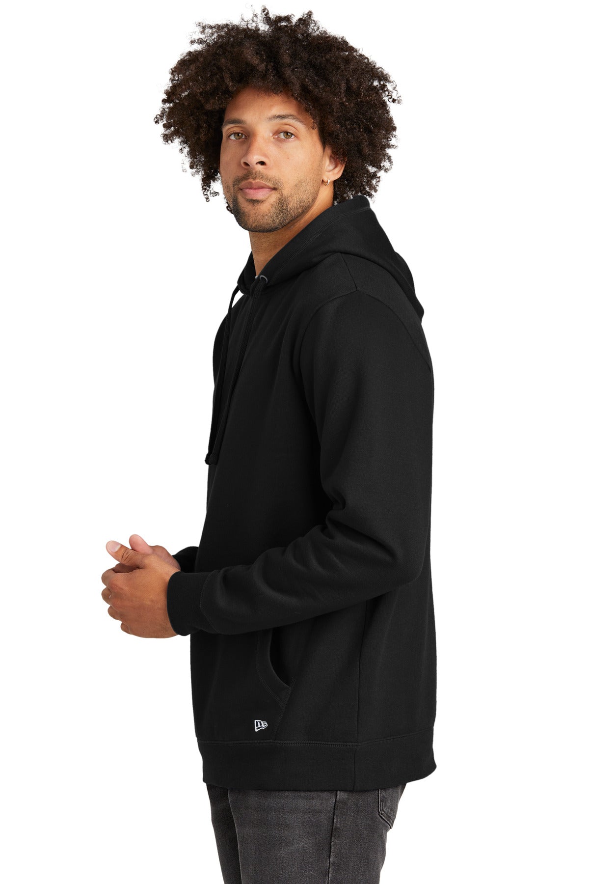 Black New Era Comeback Fleece Pullover Hoodie NEA550