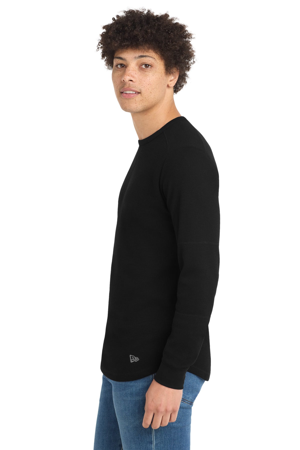 Black New Era Thermal Long Sleeve NEA140