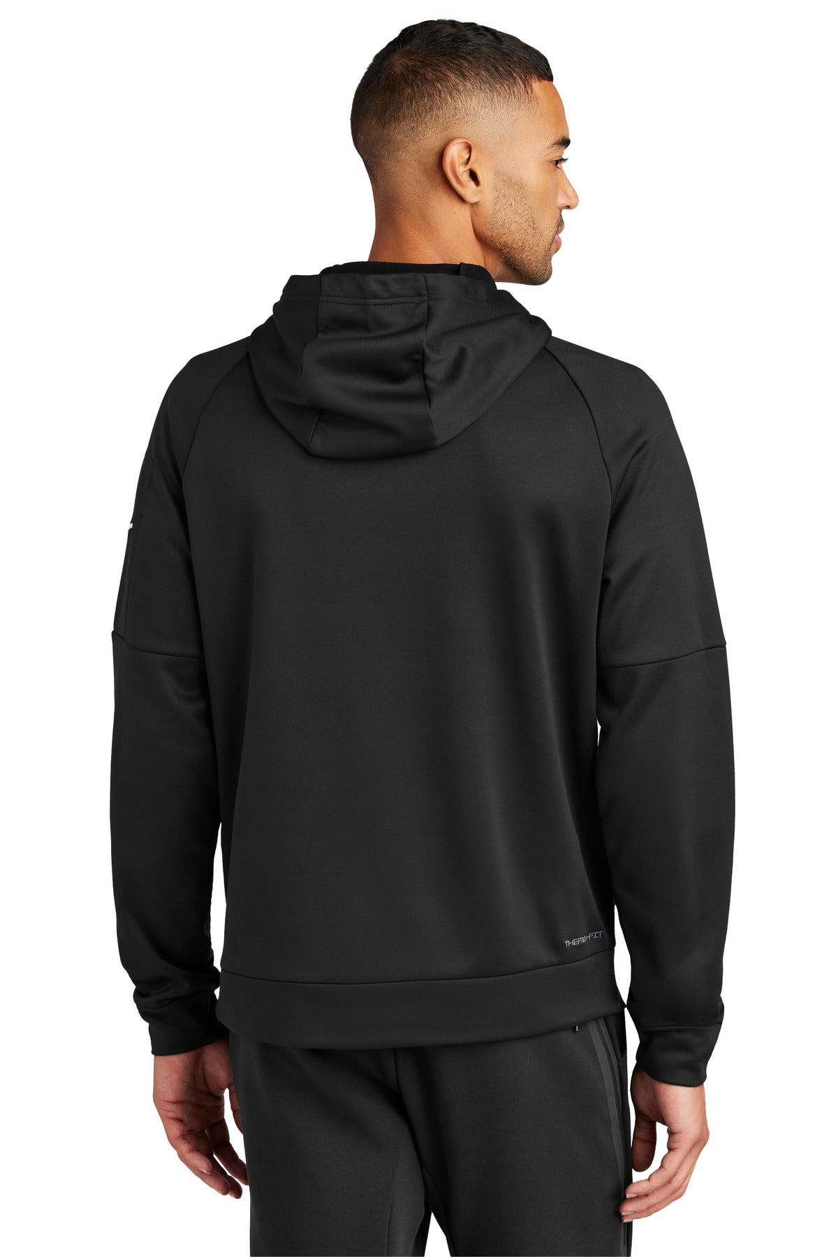 Black Nike Therma-FIT Pocket Pullover Fleece Hoodie NKFD9735