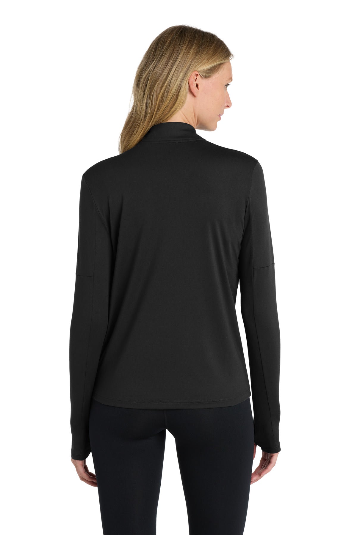 Black Nike Women's Dri-FIT Element 1/2-Zip Top NKDH4951