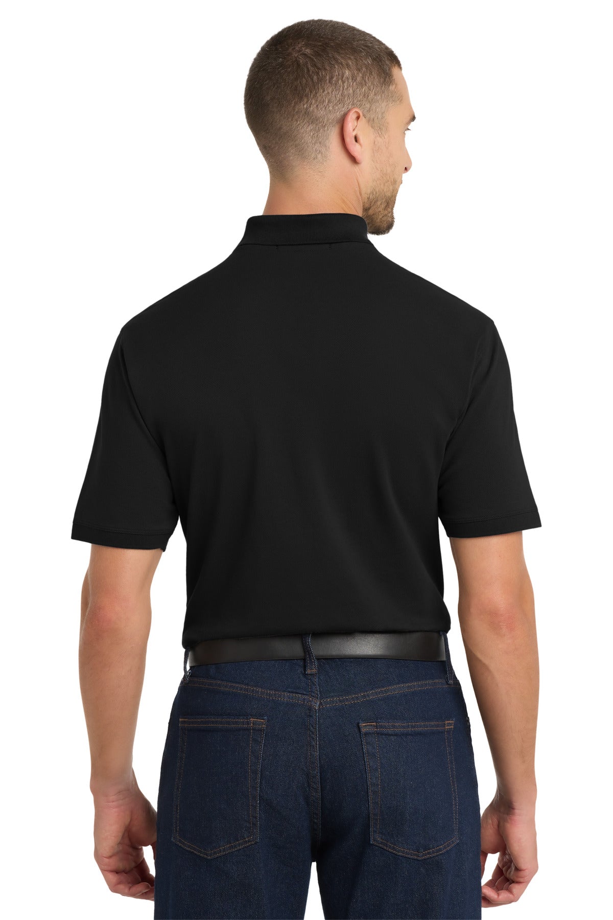 Black Port Authority EZCotton Polo. K8000