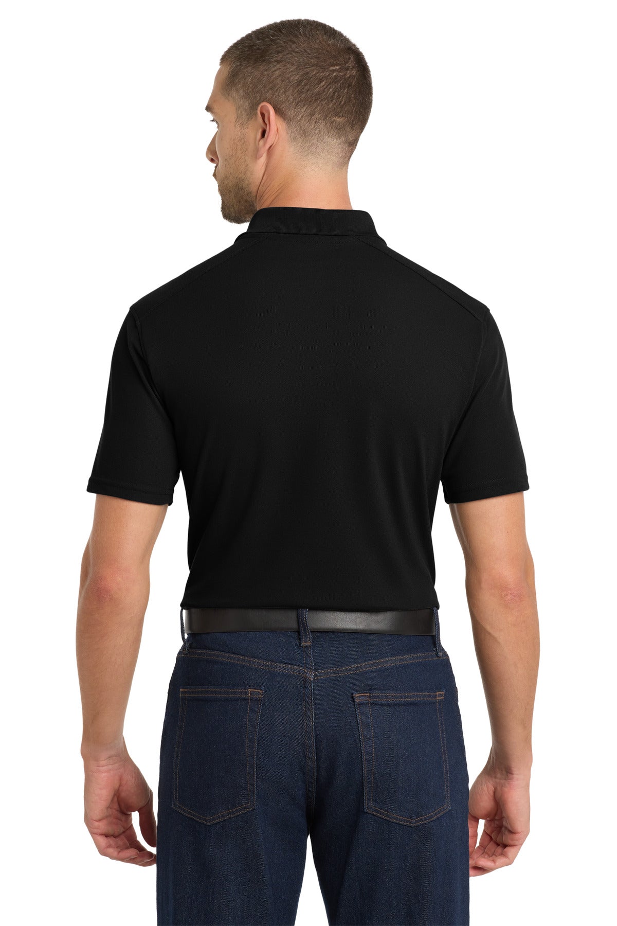 Black Port Authority EZPerformance Pique Polo. K600