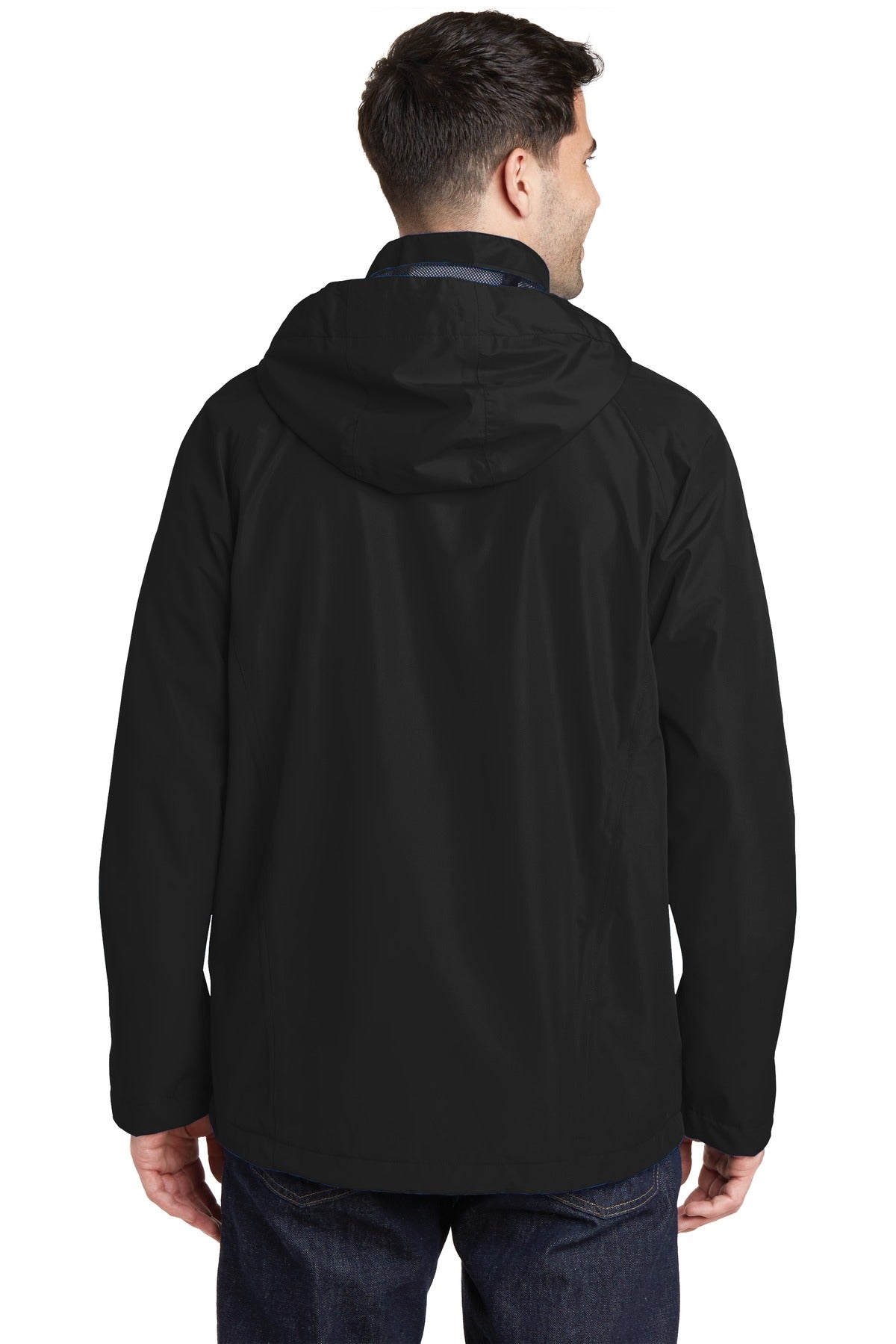 Black Port Authority Torrent Waterproof Jacket. J333