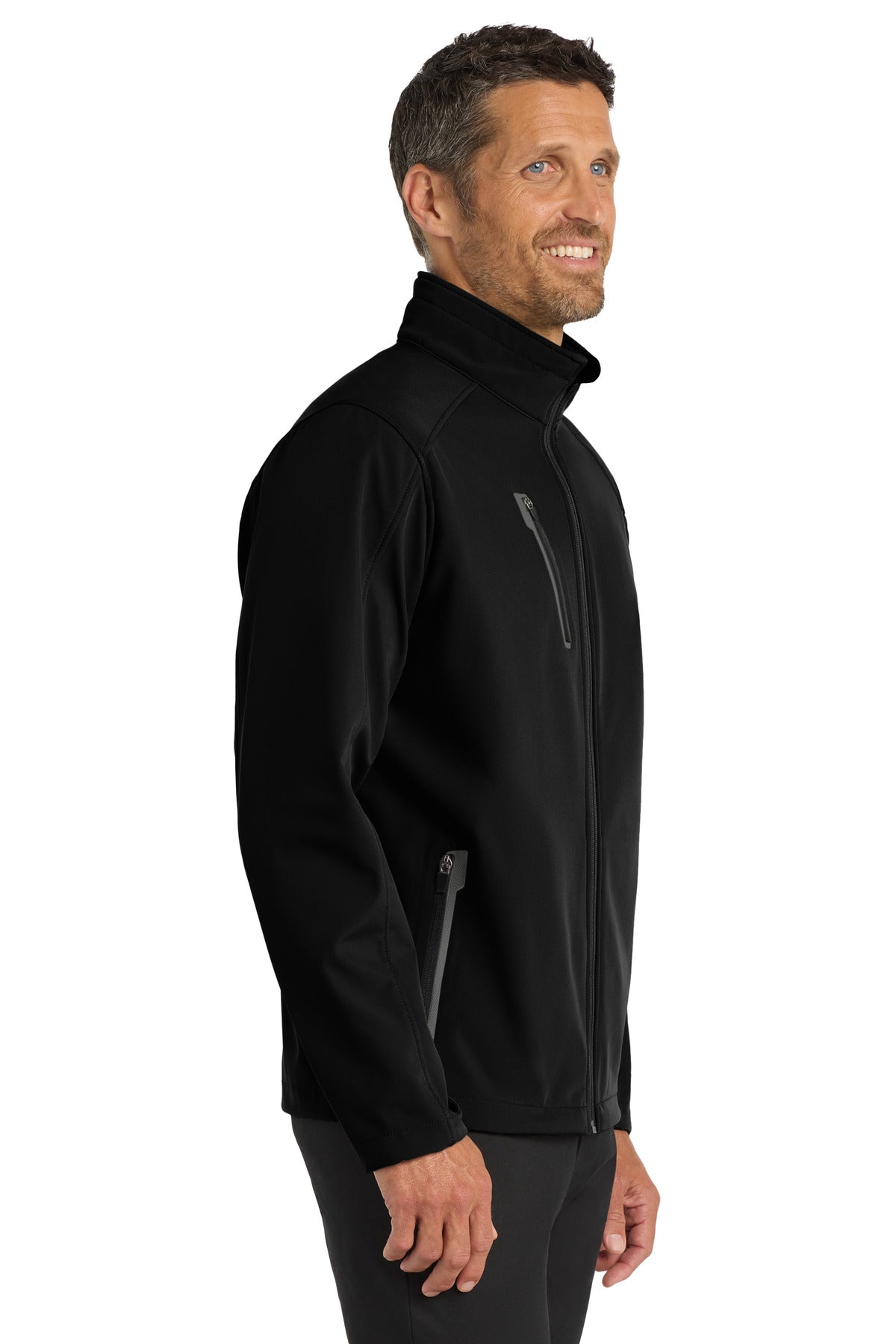 Black Port Authority Welded Soft Shell Jacket. J324