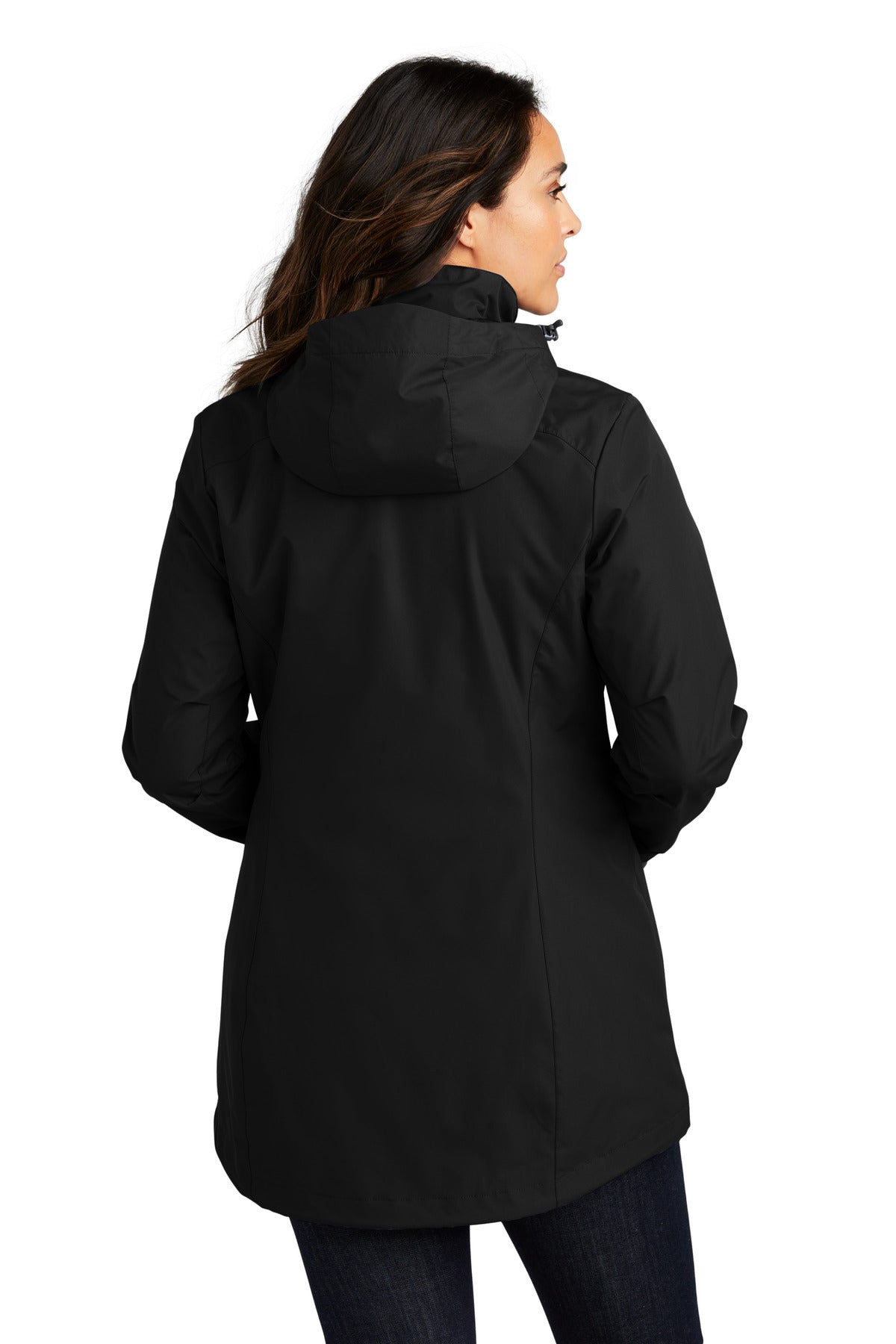 Black Port Authority Women's All-Weather 3-in-1 Jacket L123
