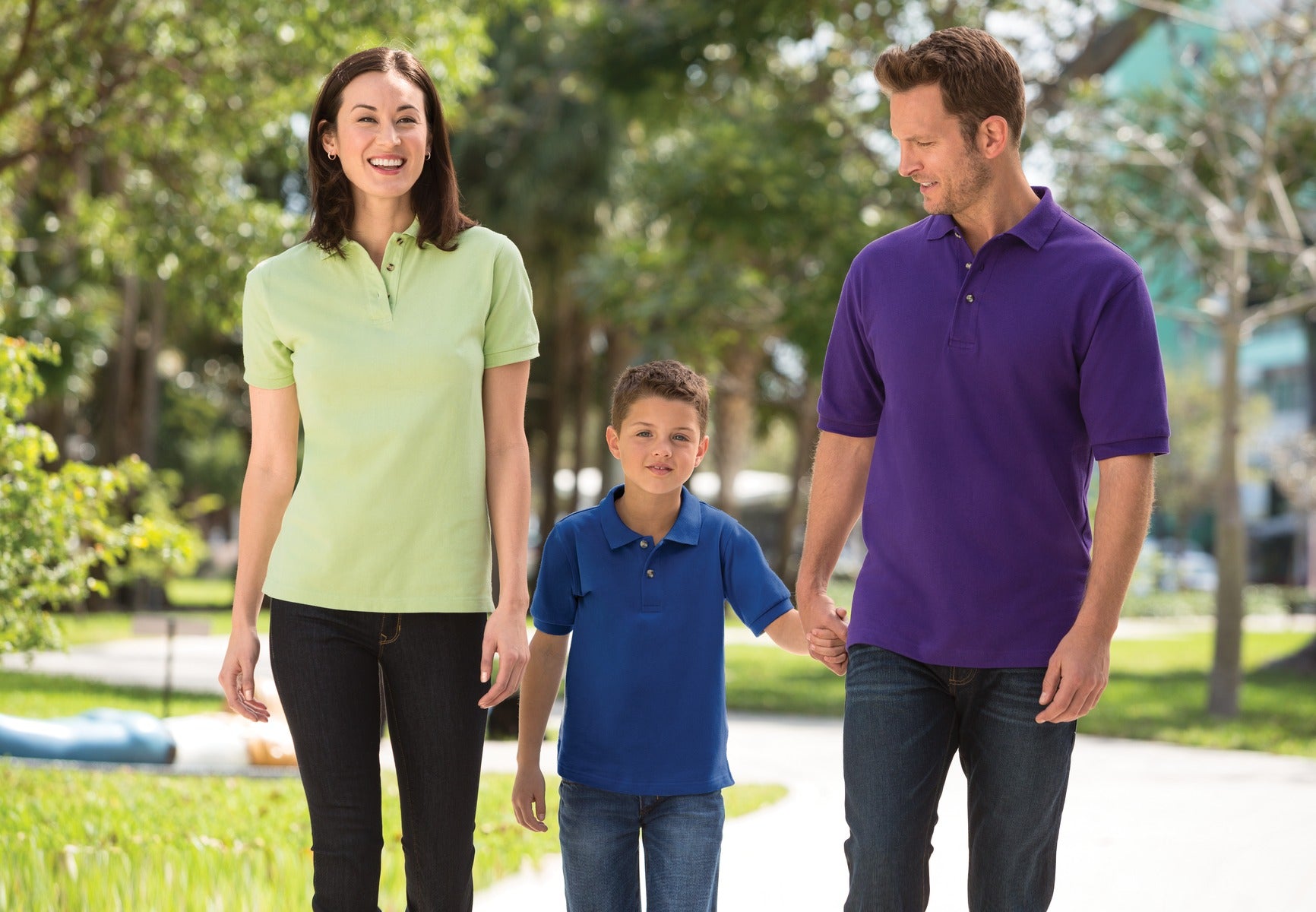 Black Port Authority Women's Heavyweight Cotton Pique Polo. L420