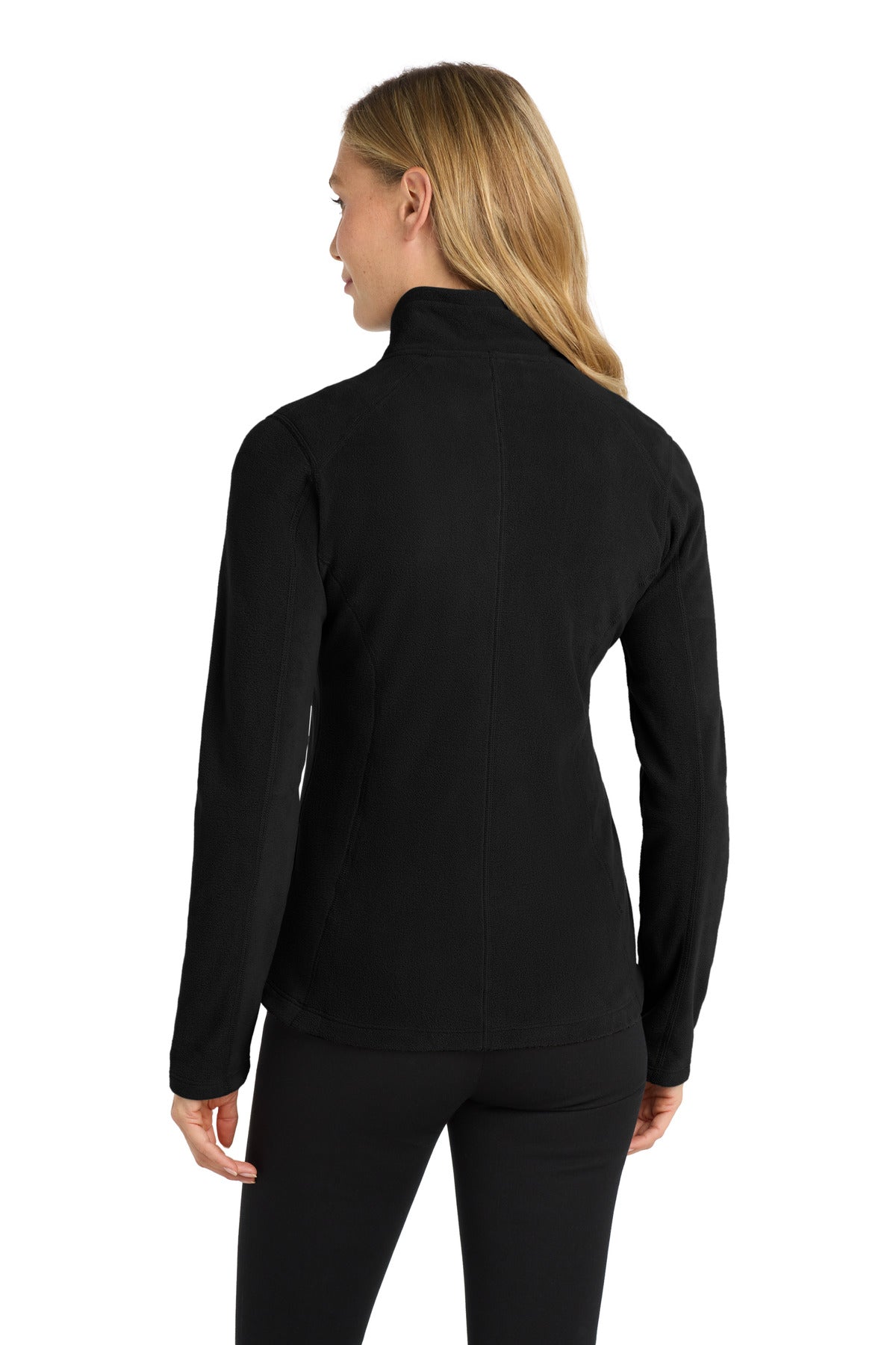 Black Port Authority Women's Microfleece Jacket. L223