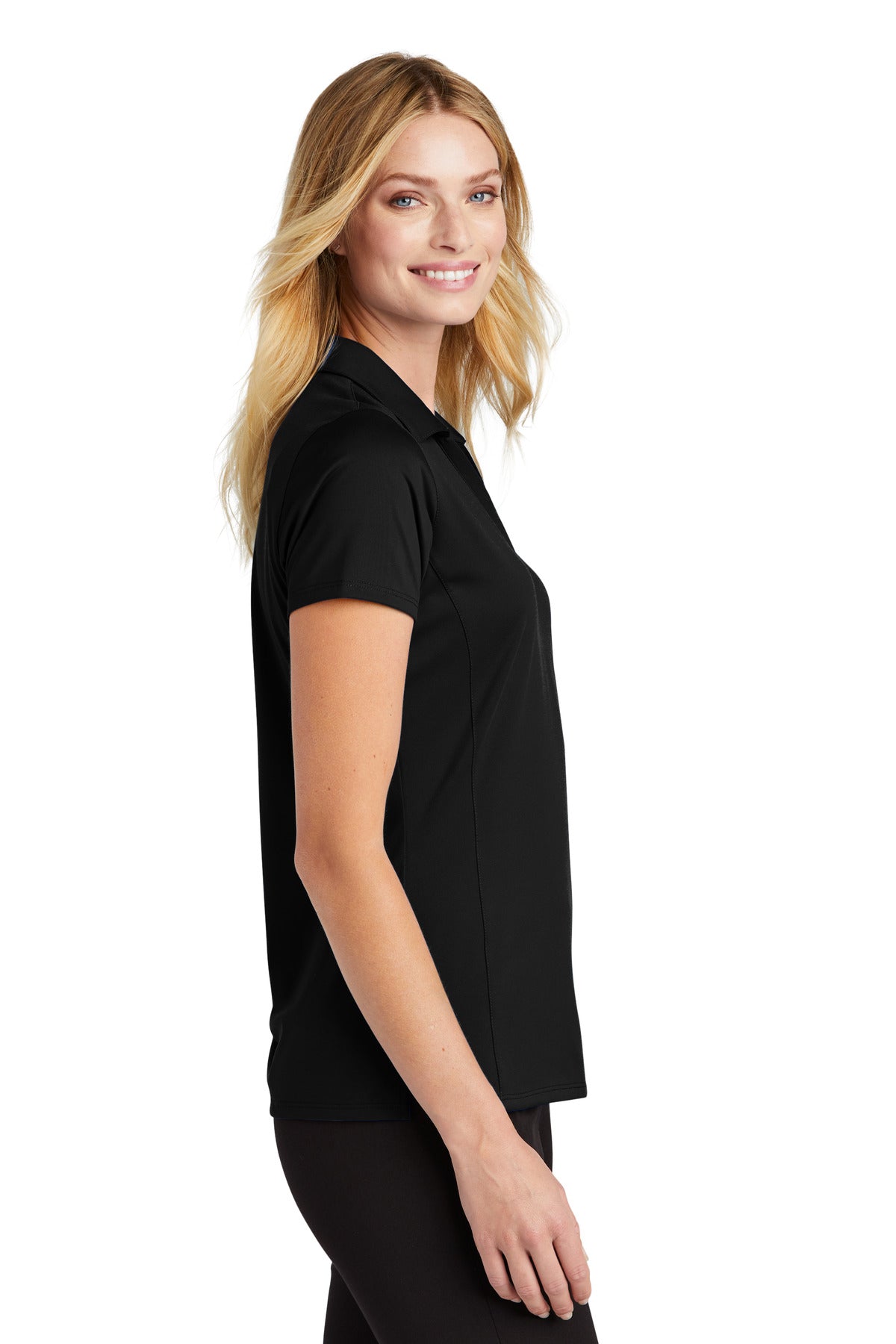 Black Port Authority Women's Performance Staff Polo LK398