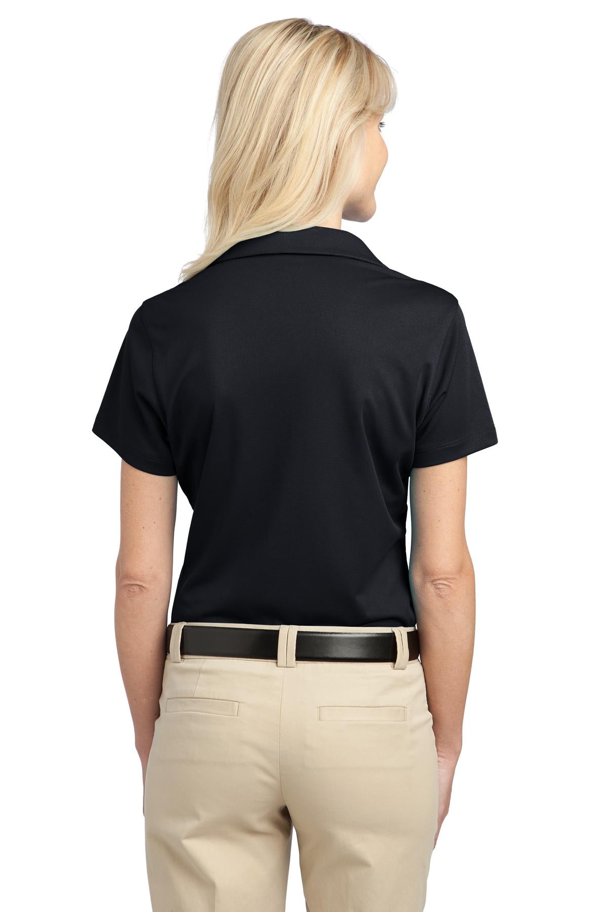Black Port Authority Women's Tech Pique Polo. L527