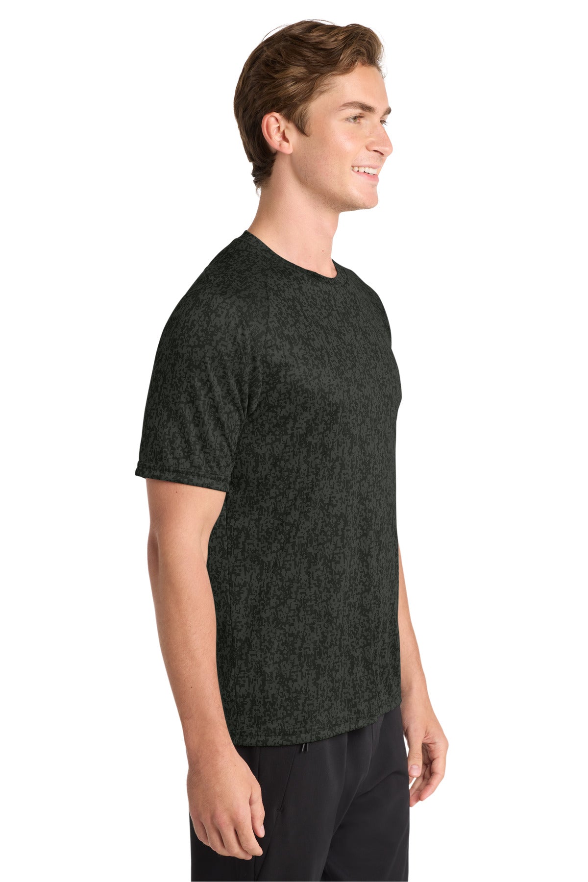 Black Sport-Tek Digi Camo Tee. ST460