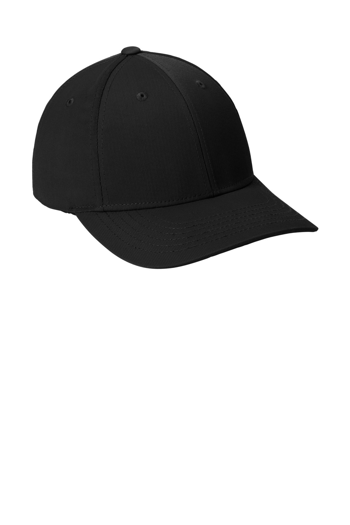 Black Sport-Tek Dry Zone Nylon Cap. STC10
