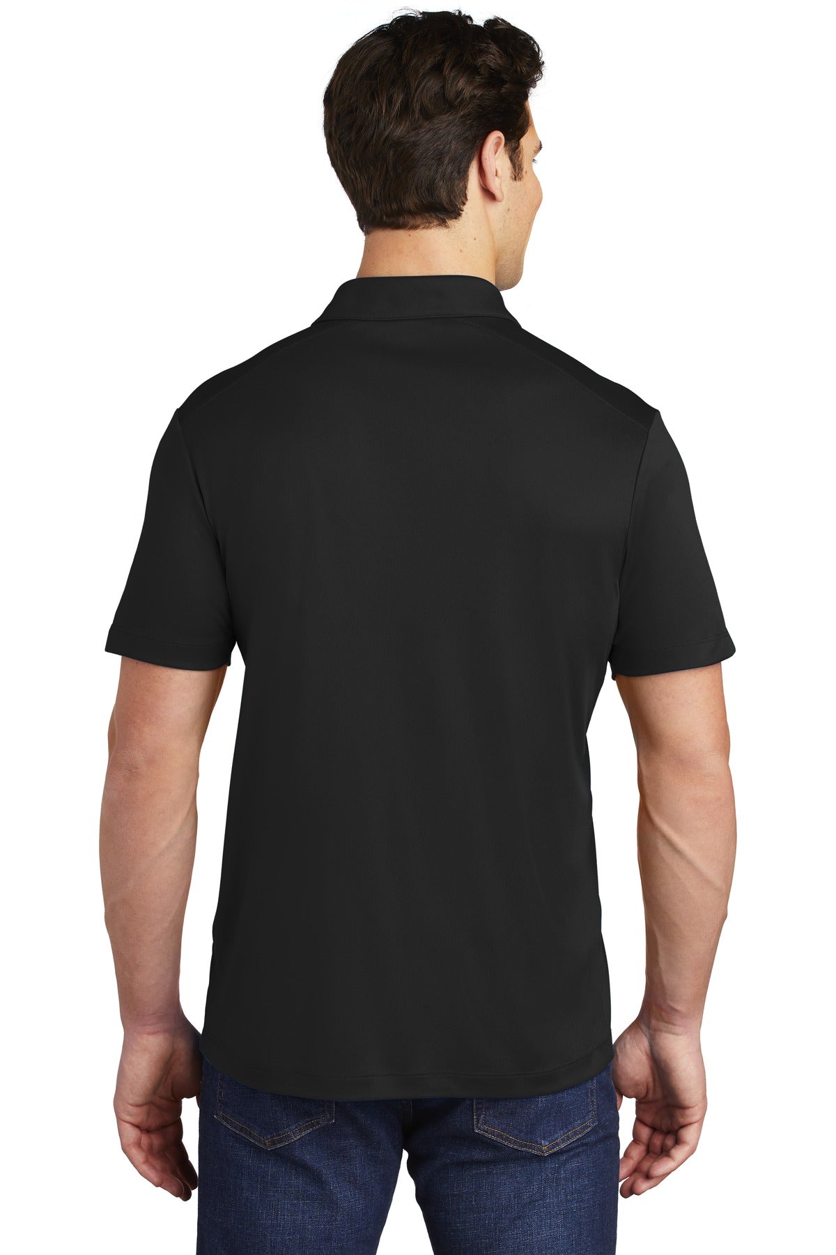 Black Sport-Tek Posi-UV Pro Polo. ST520