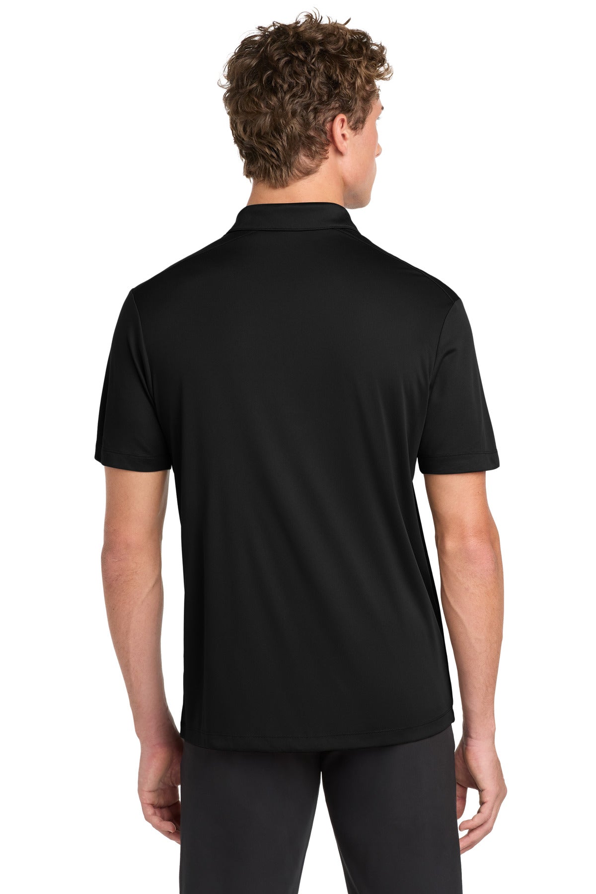 Black Sport-Tek Posi-UV Pro Polo. ST520