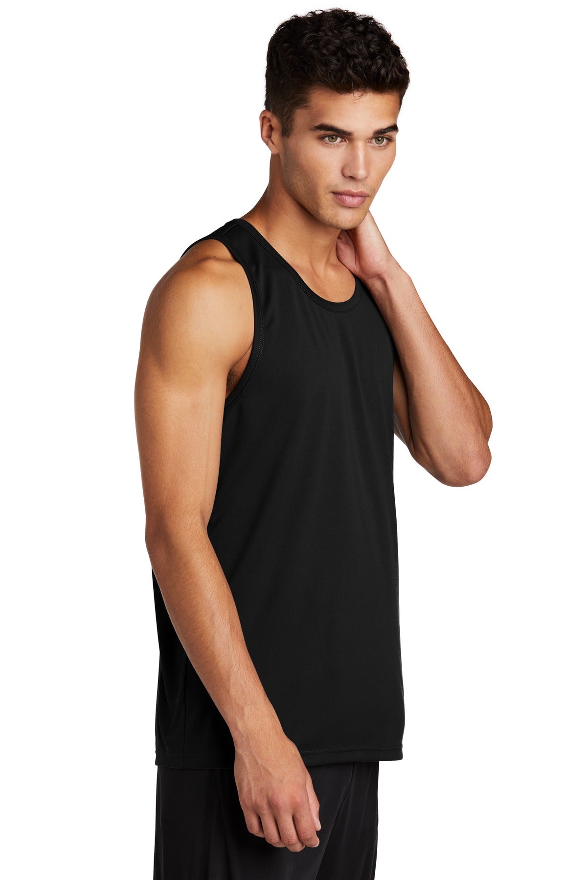 Black Sport-Tek PosiCharge Competitor Tank. ST356