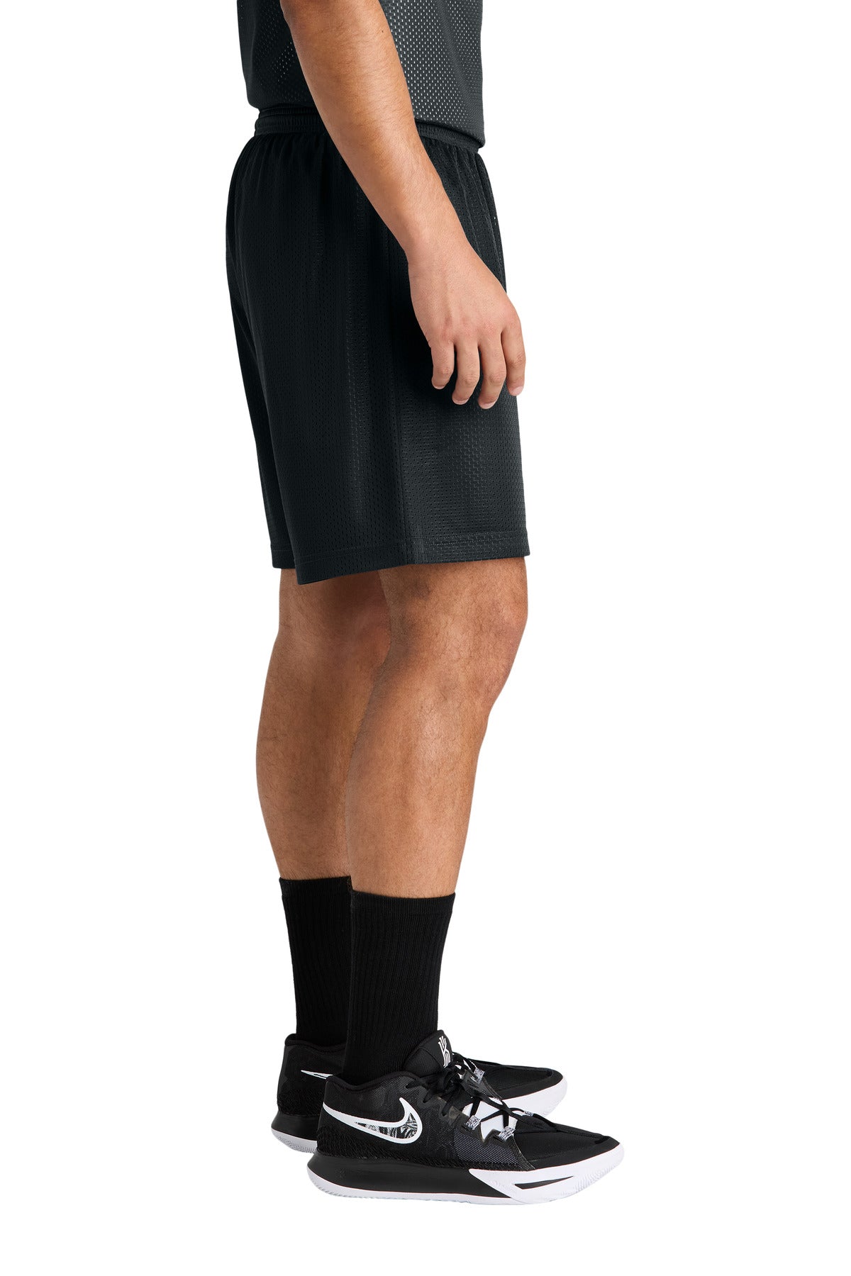 Black Sport-Tek PosiCharge Mesh 7" Short ST5100