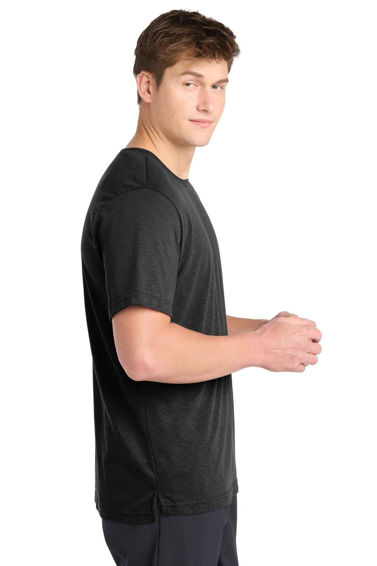 Black Sport-Tek PosiCharge Strive Tee. ST430