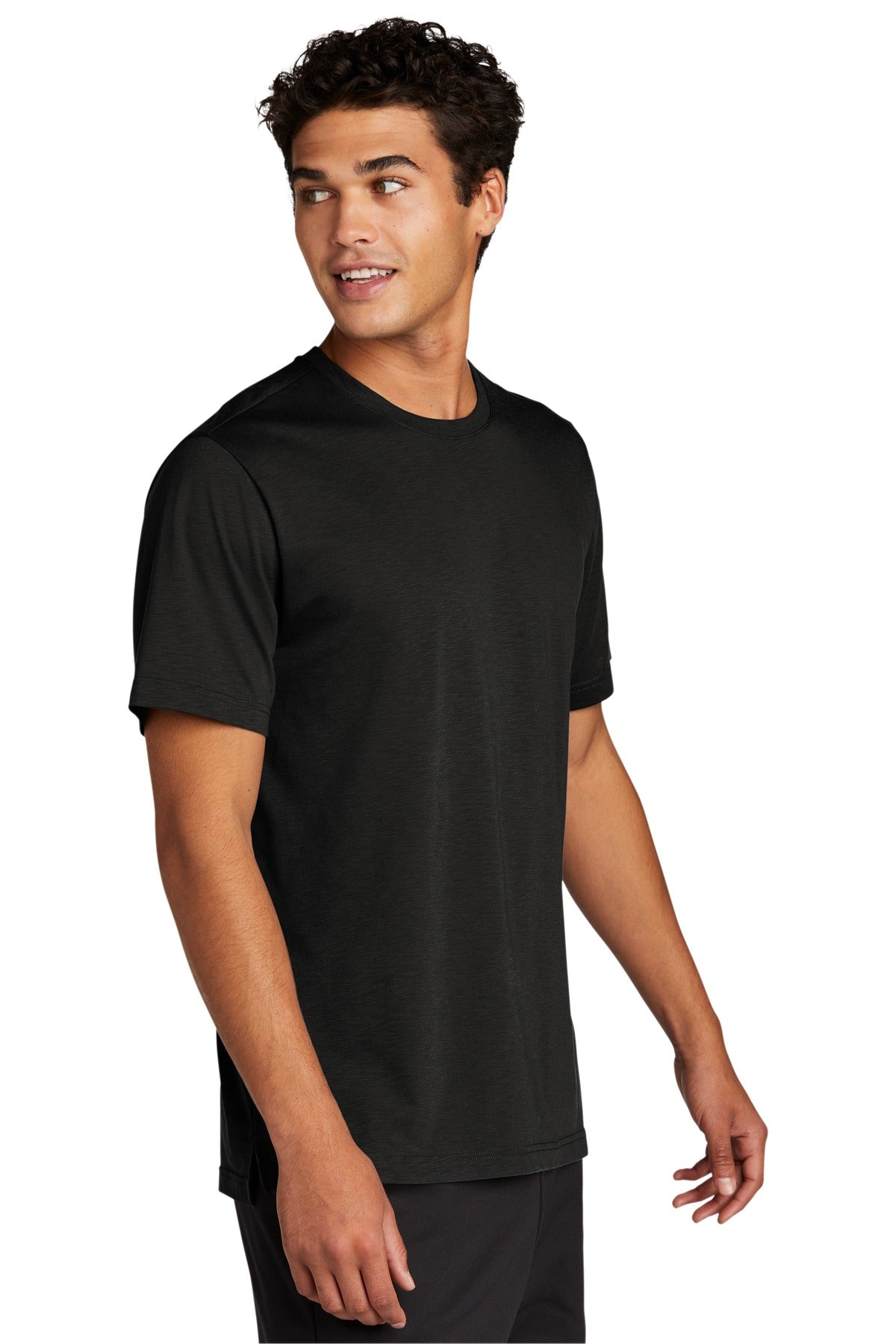 Black Sport-Tek PosiCharge Strive Tee. ST430