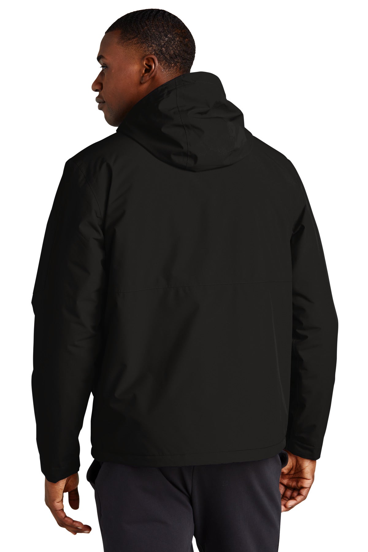 Black Sport-Tek Waterproof Insulated Jacket JST56