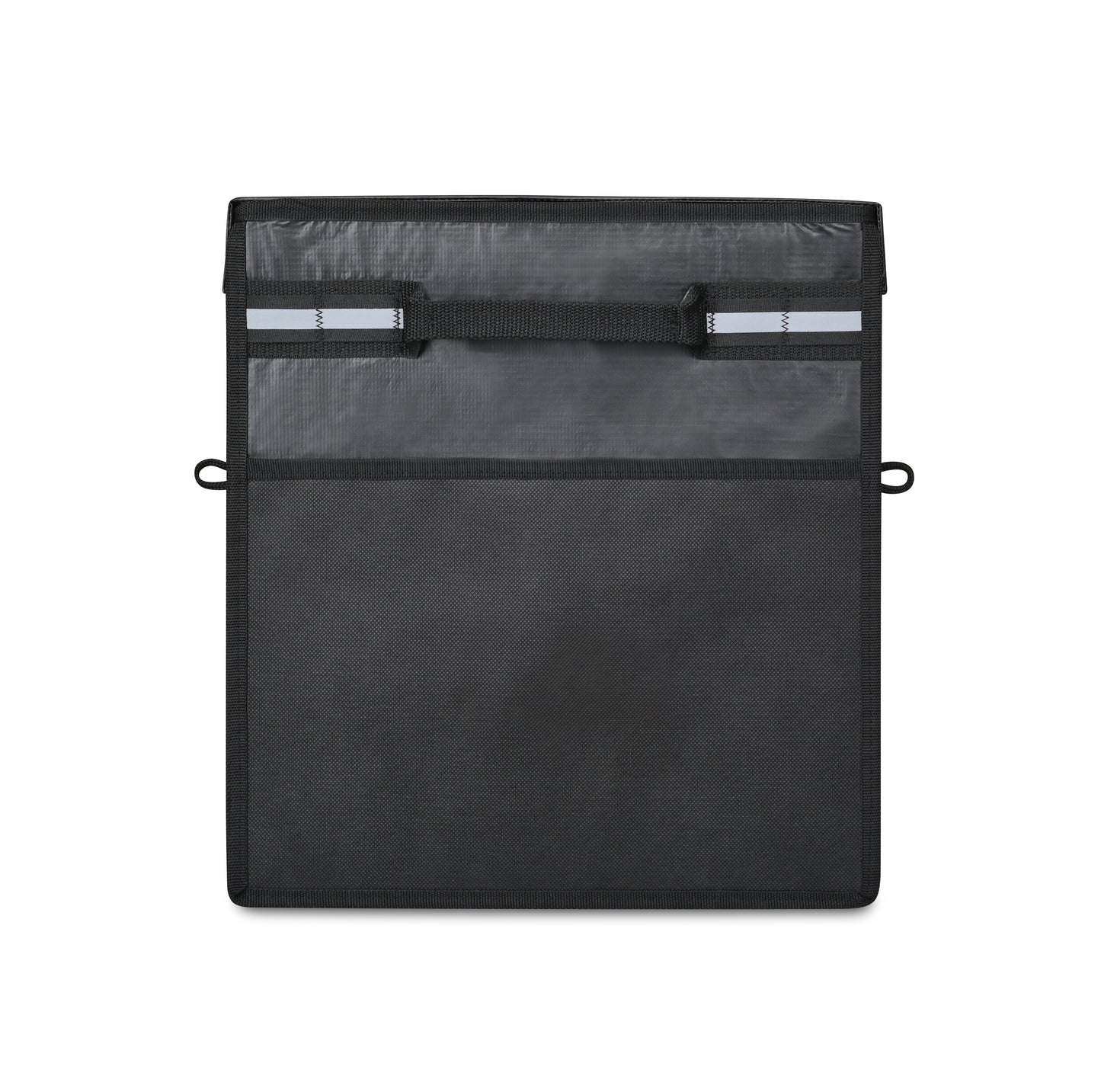 Black Structure Cargo Organizer with Lid plain
