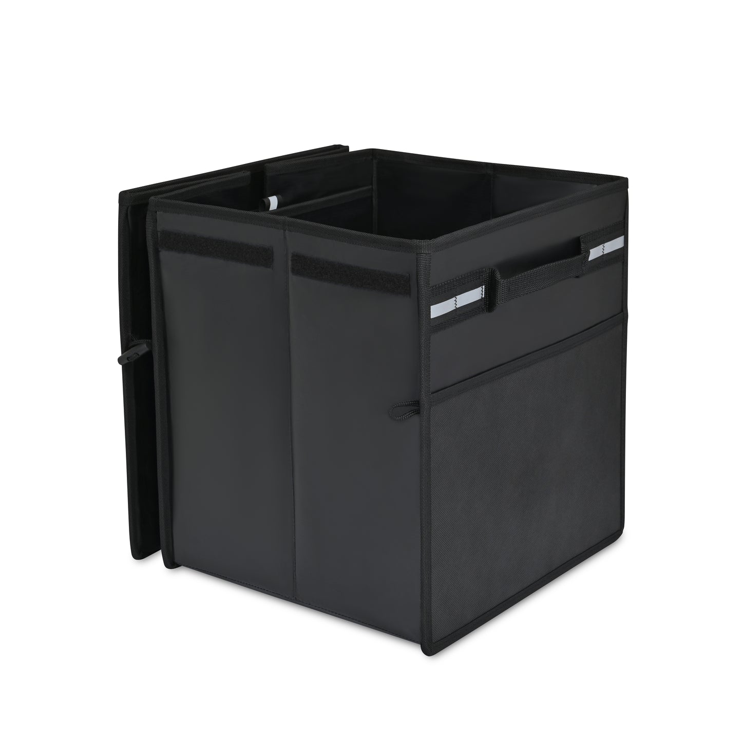 Black Structure Cargo Organizer with Lid plain