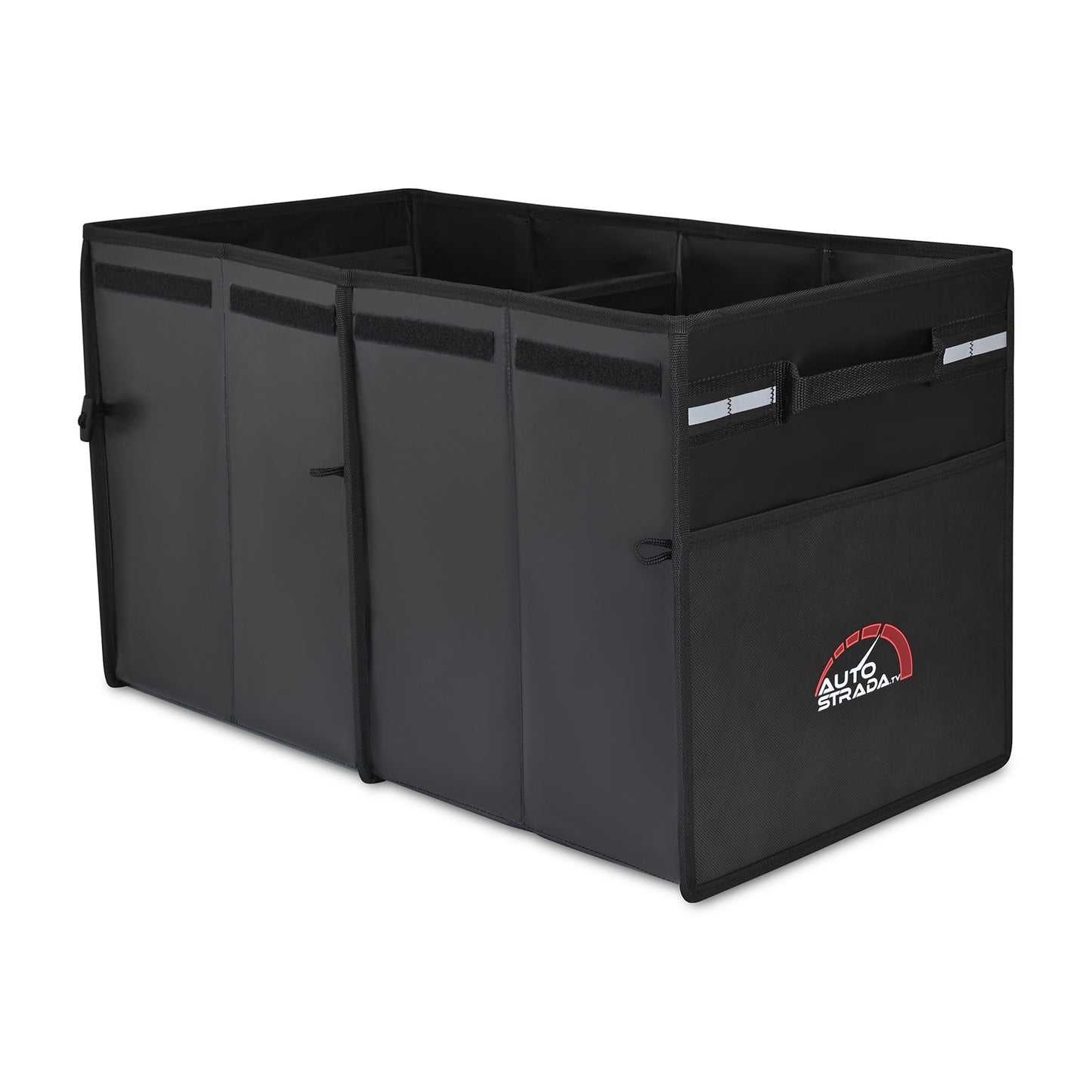 Black Structure Cargo Organizer with Lid