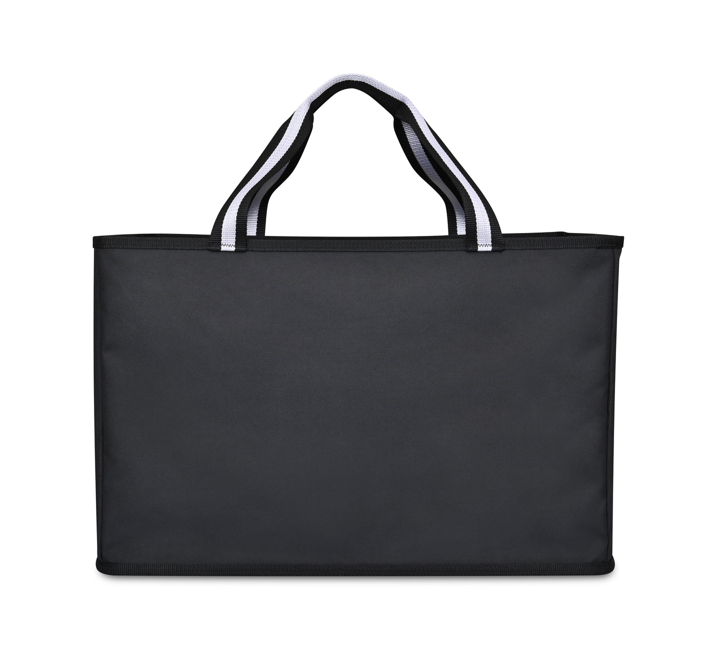 Black Structure Utility Tote plain