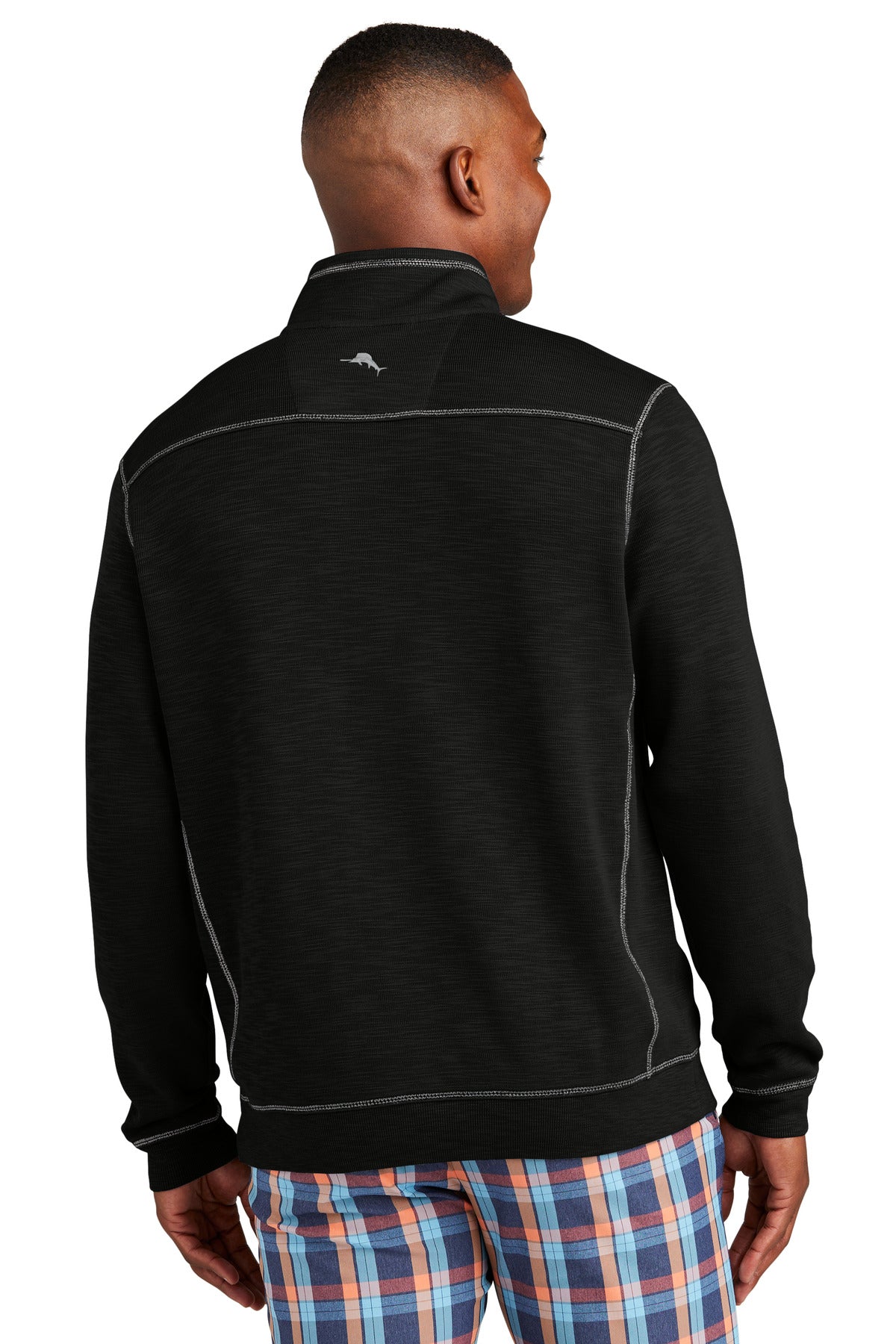 Black Tommy Bahama Tobago Bay 1/2-Zip ST226342TB