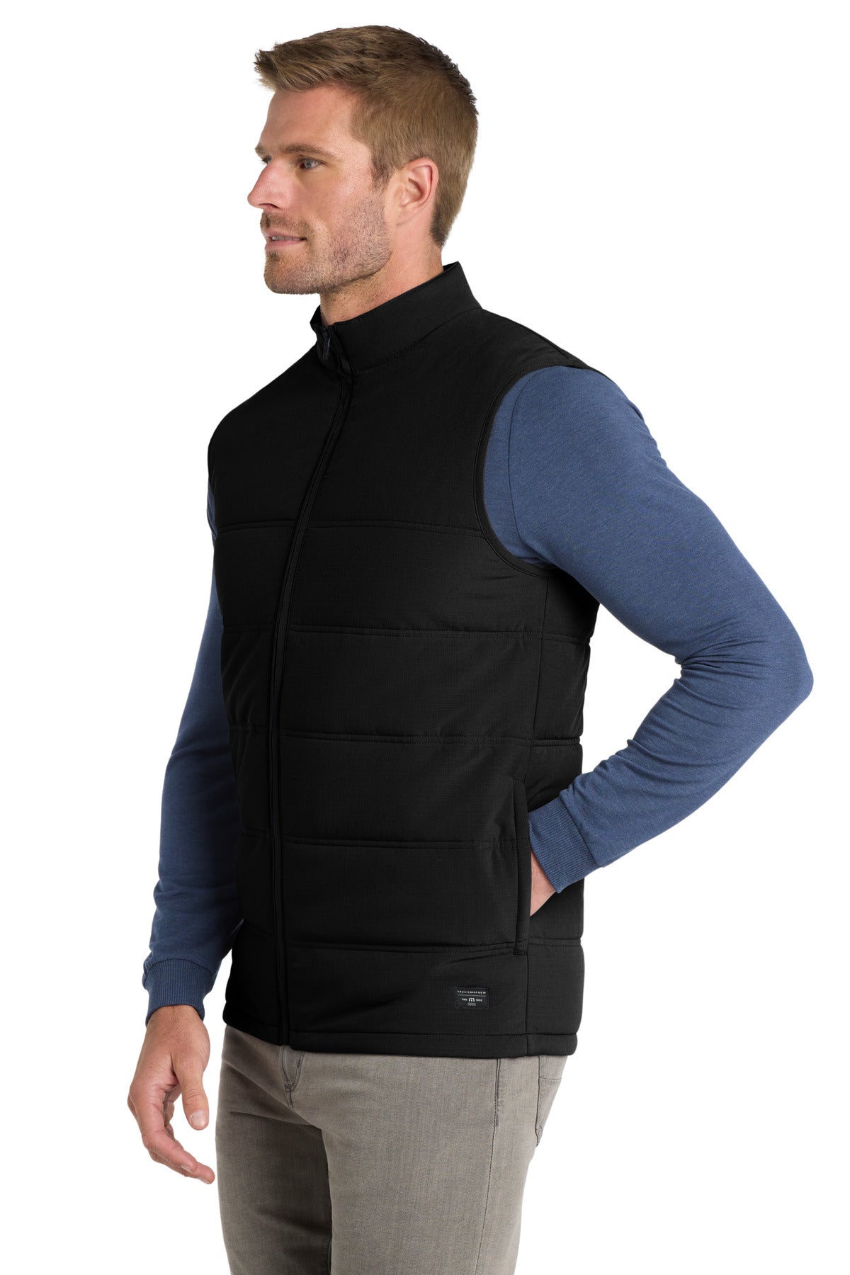 Black TravisMathew Cold Bay Vest TM1MW453
