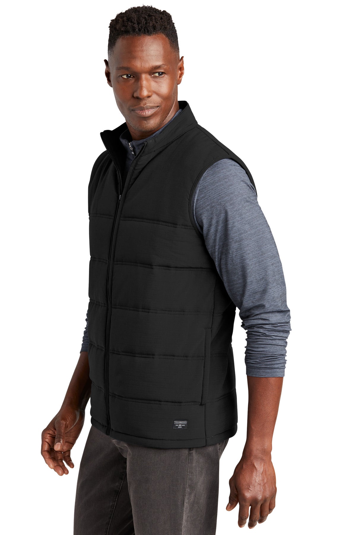 Black TravisMathew Cold Bay Vest TM1MW453