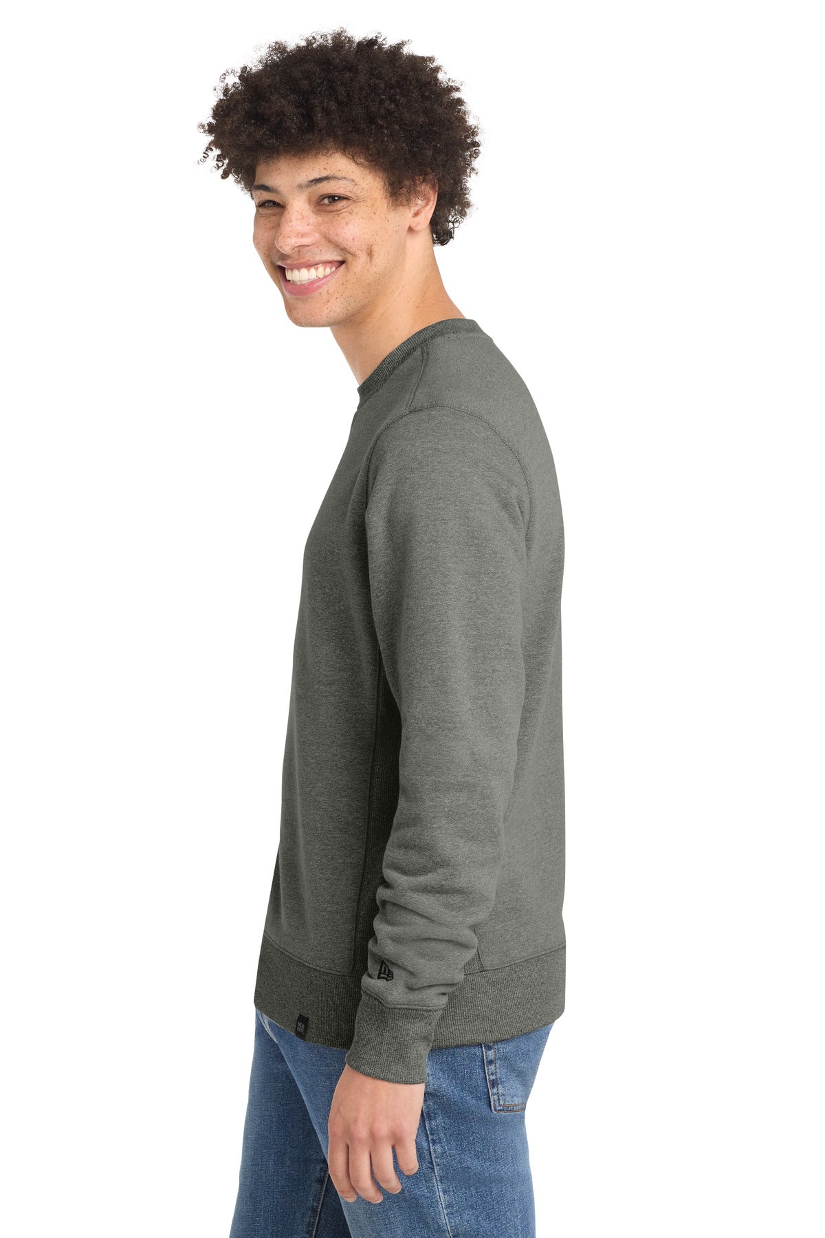 Black Twist New Era French Terry Crew. NEA501