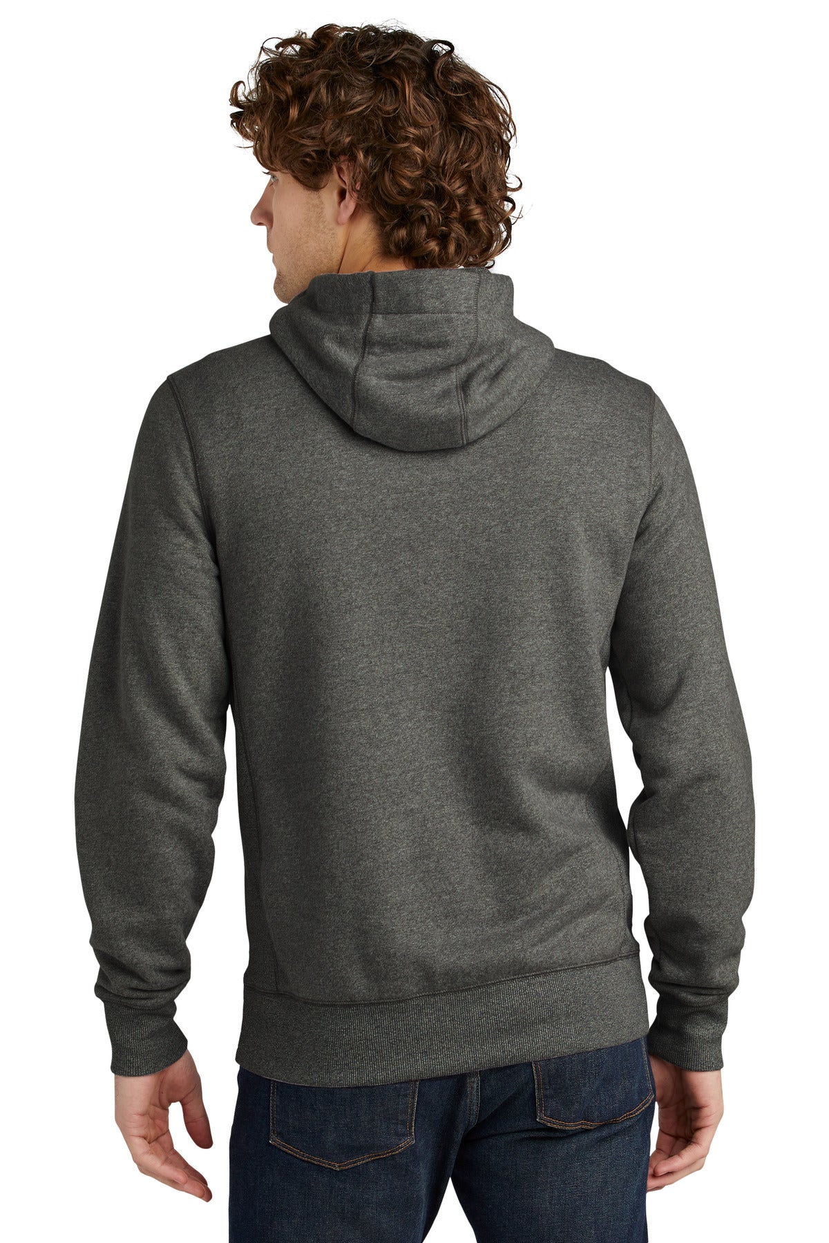Black Twist New Era French Terry Full-Zip Hoodie. NEA502