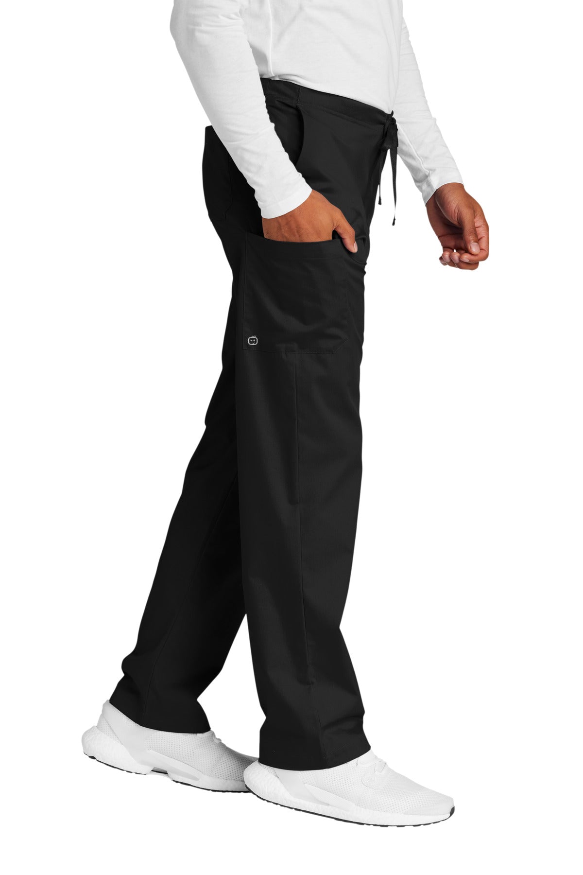 Black Wink Unisex Tall WorkFlex Cargo Pant WW3150T