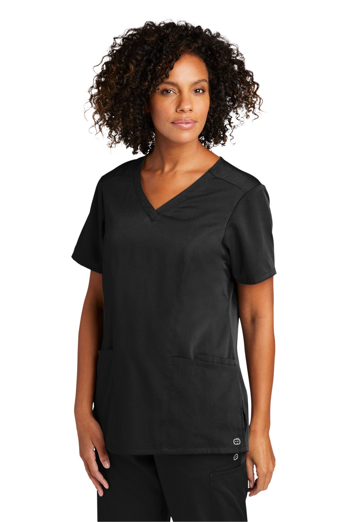 Black Wink Women's Premiere Flex V-Neck Top WW4168