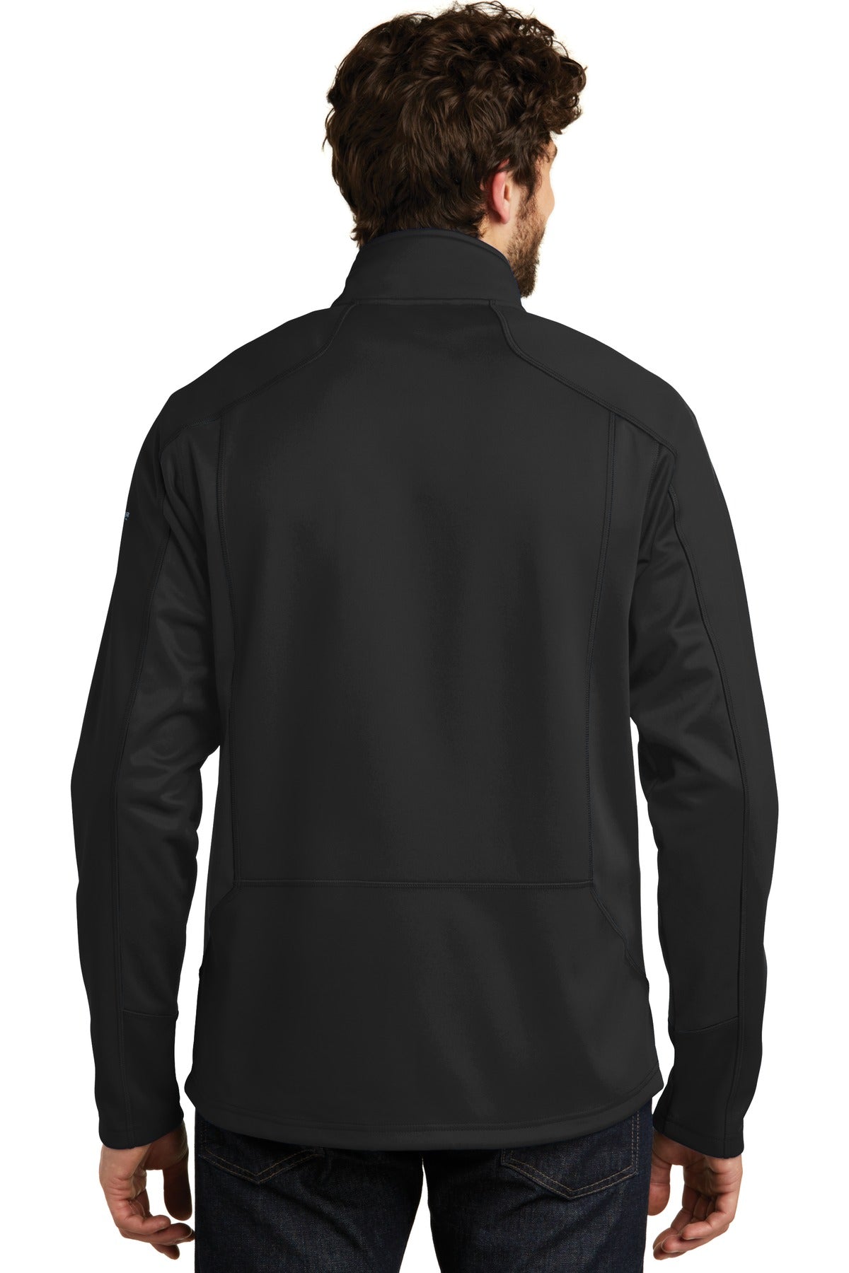 Black/Black Eddie Bauer Trail Soft Shell Jacket. EB542