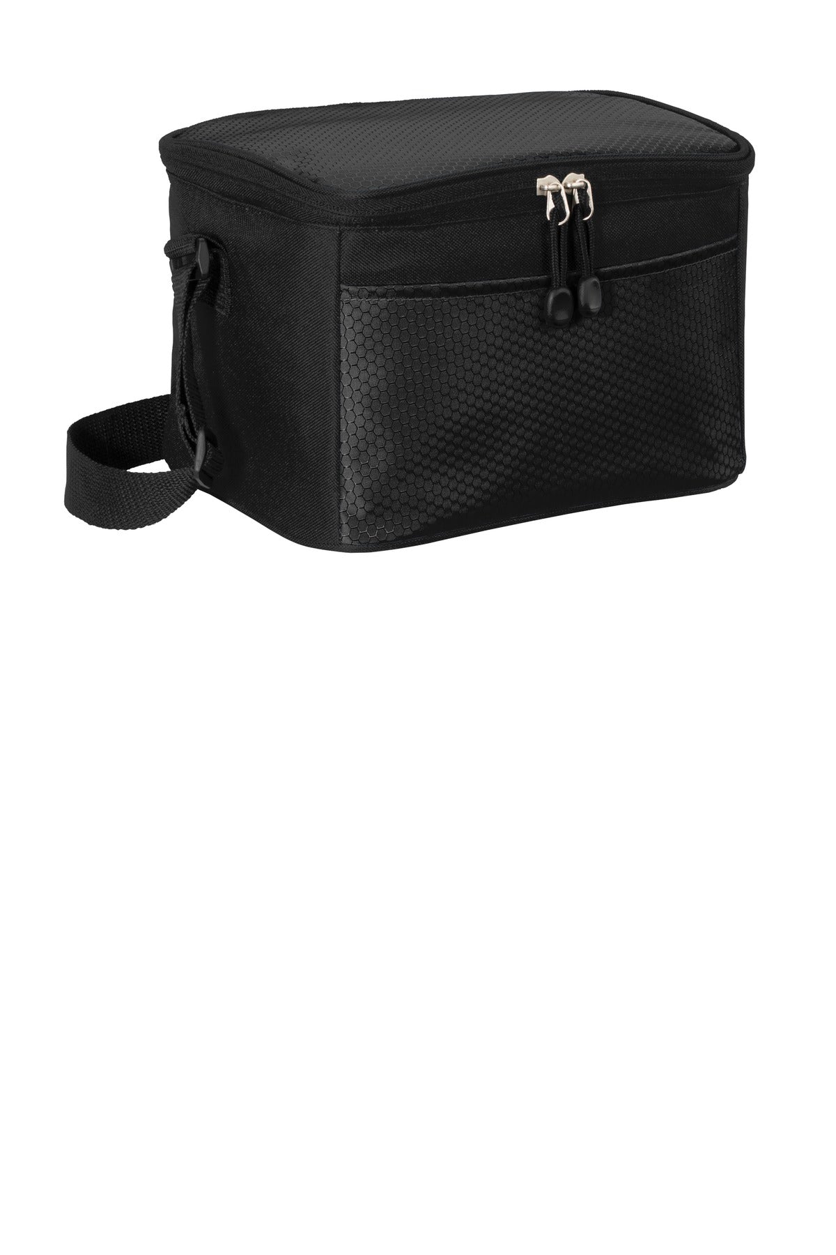 Black/Black Port Authority 6-Can Cube Cooler. BG512