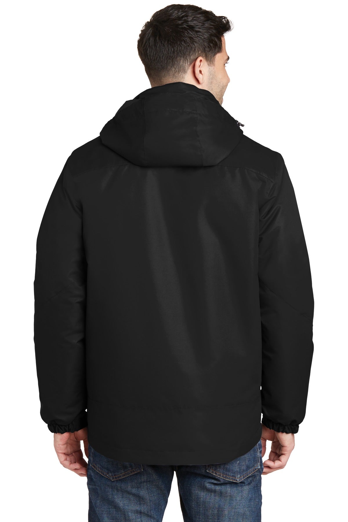 Black/Black Port Authority Vortex Waterproof 3-in-1 Jacket. J332