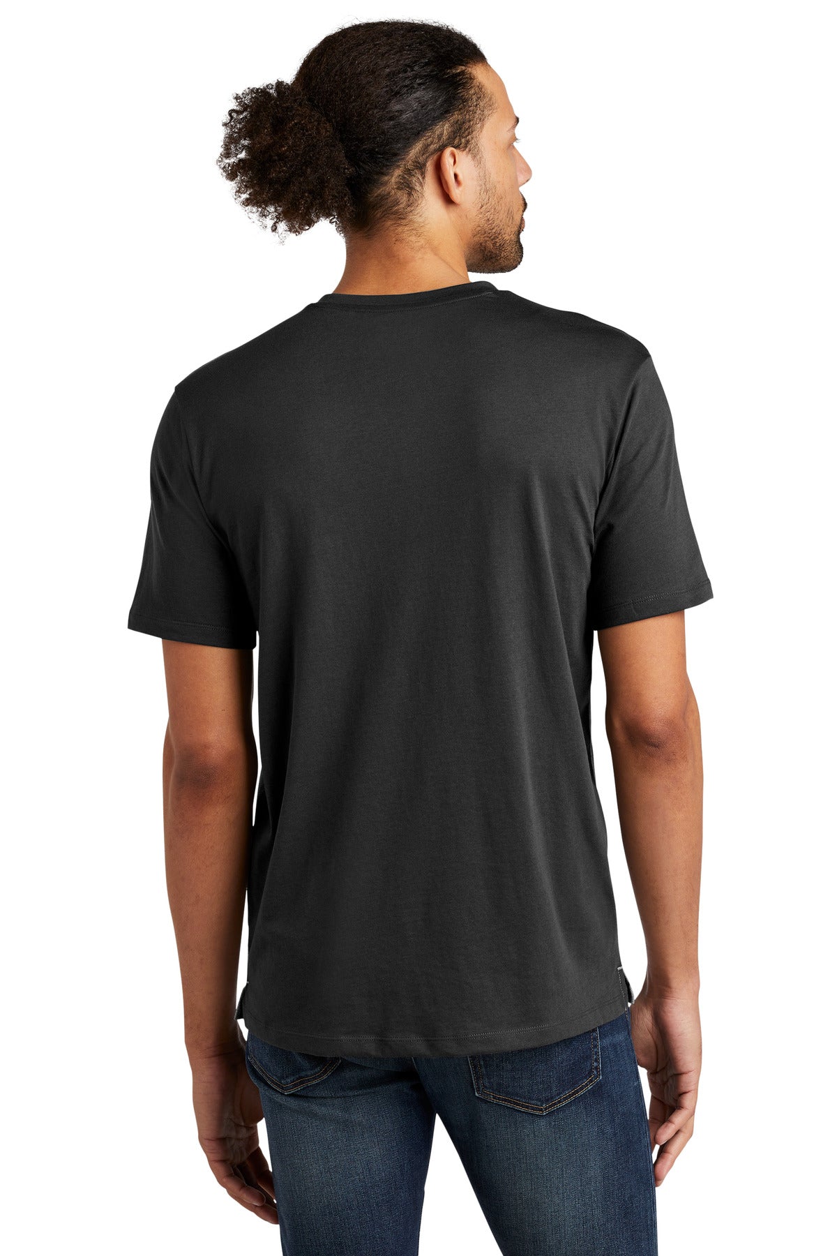 Black/Black Tw New Era Heritage Blend Varsity Tee. NEA107