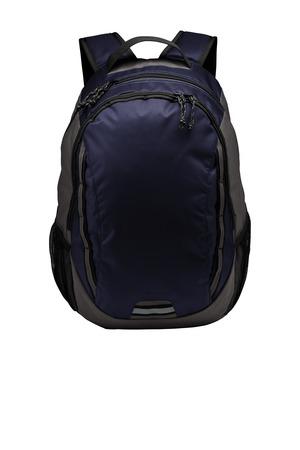 Black/Dk Char Port Authority Ridge Backpack. BG208