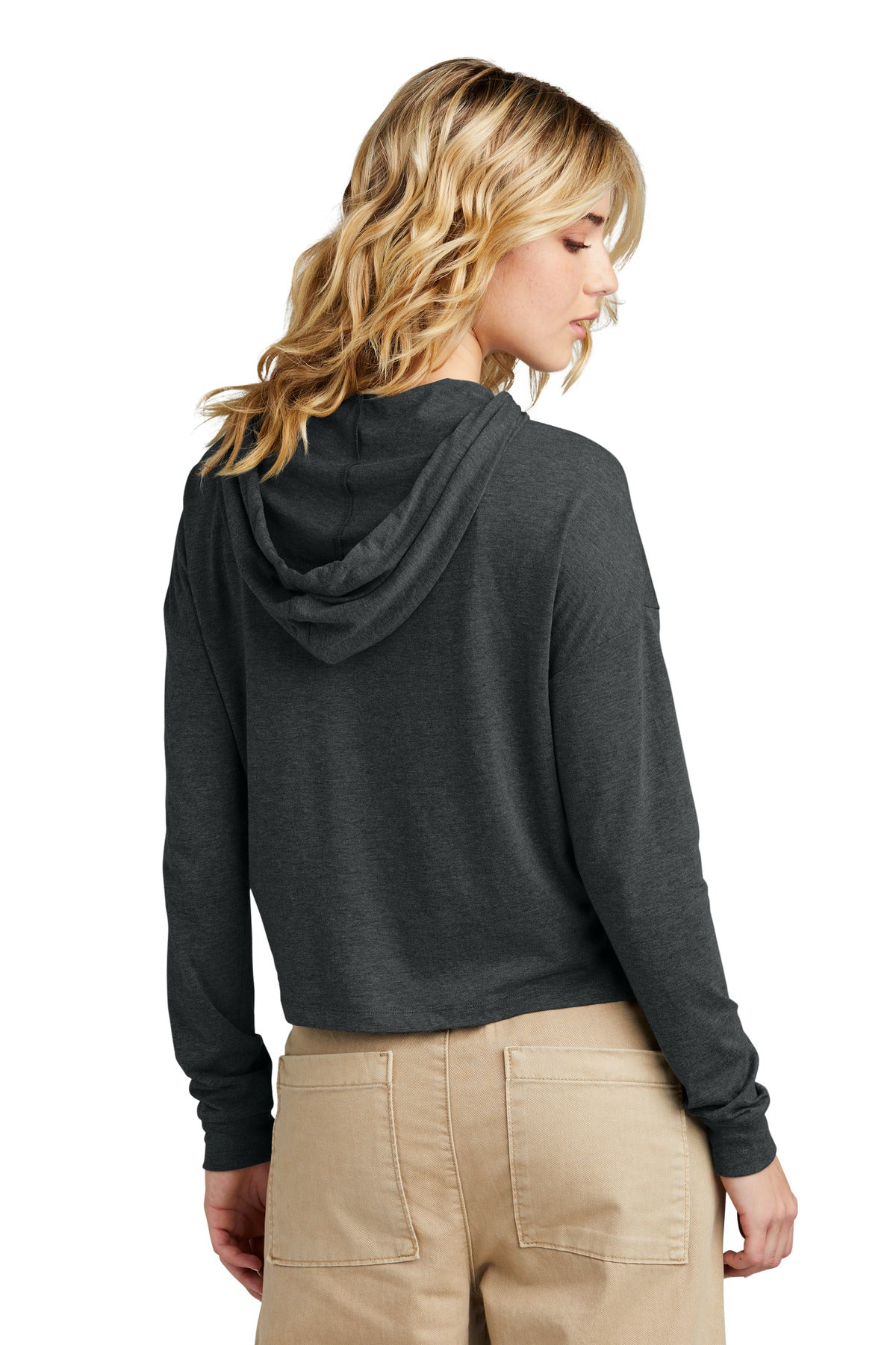 BlackFrost District Women's Perfect Tri Midi Long Sleeve Hoodie DT1390L