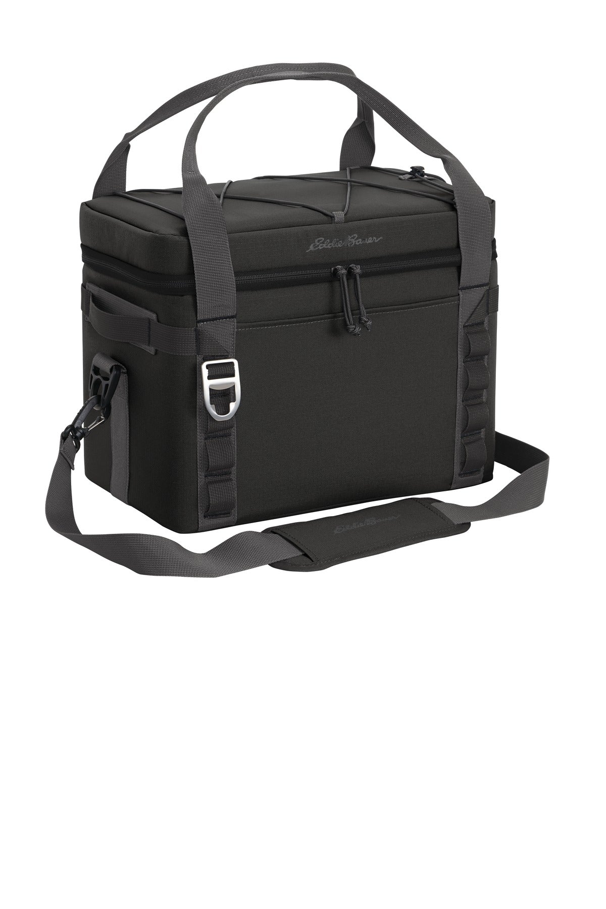 Black/Grey Stl Eddie Bauer Max Cool 24-Can Cooler EB800