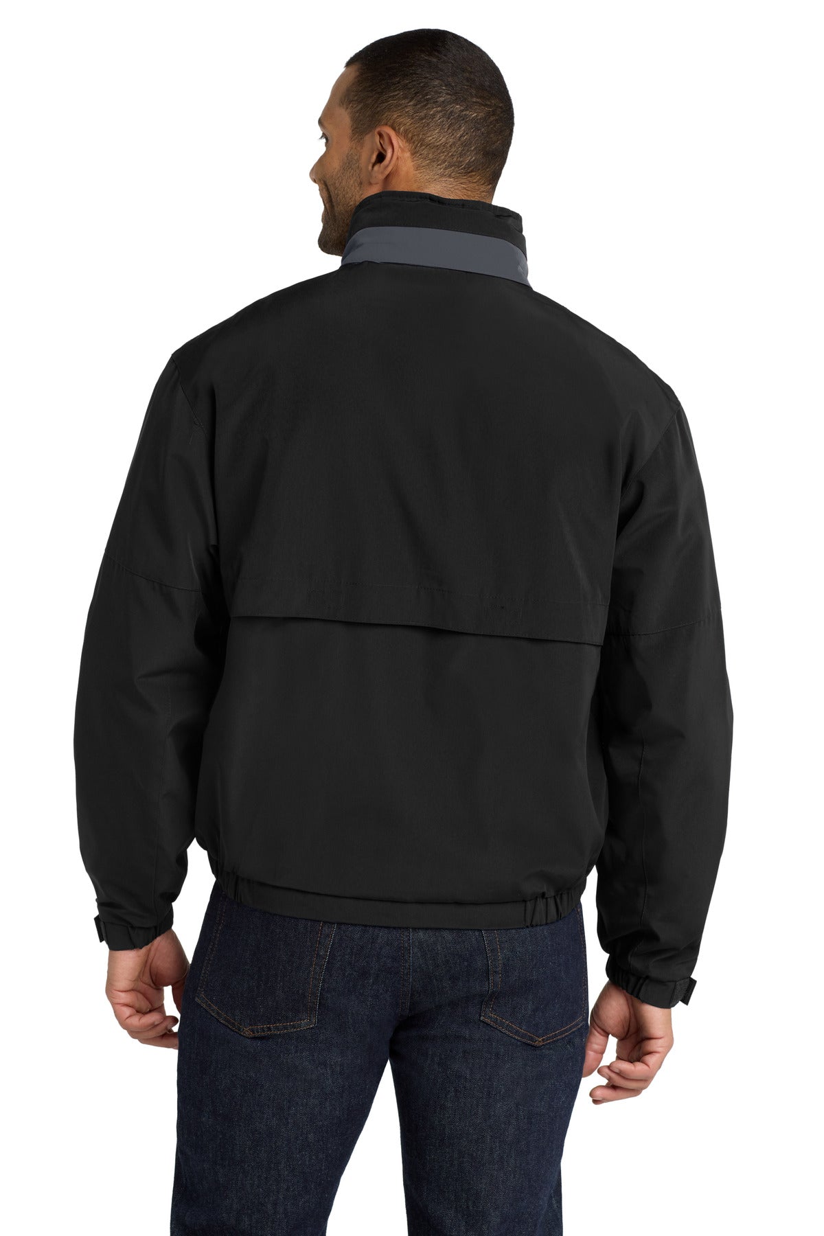 Black/Steel Gy Port Authority Legacy Jacket. J764