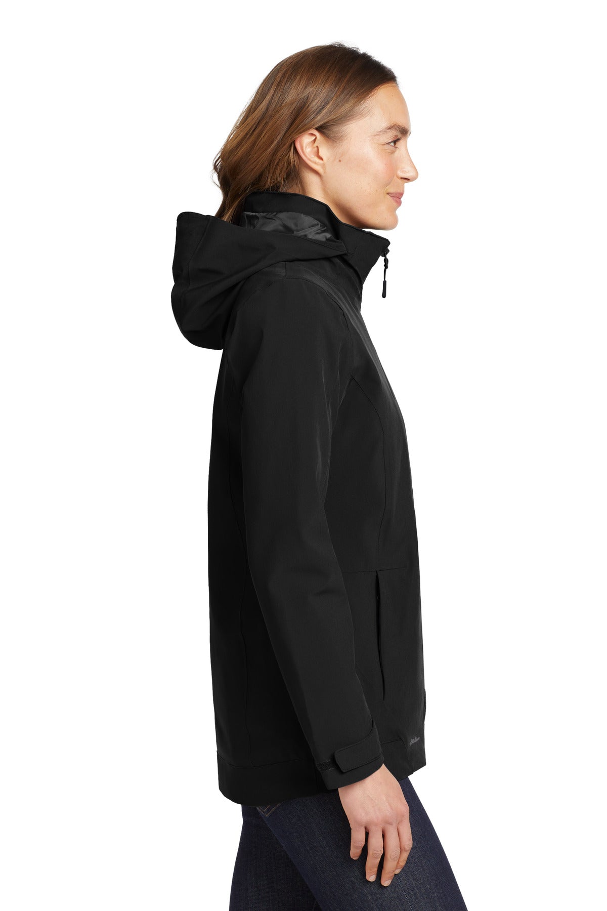 Black/Storm Gy Eddie Bauer Women's WeatherEdge 3-in-1 Jacket EB657