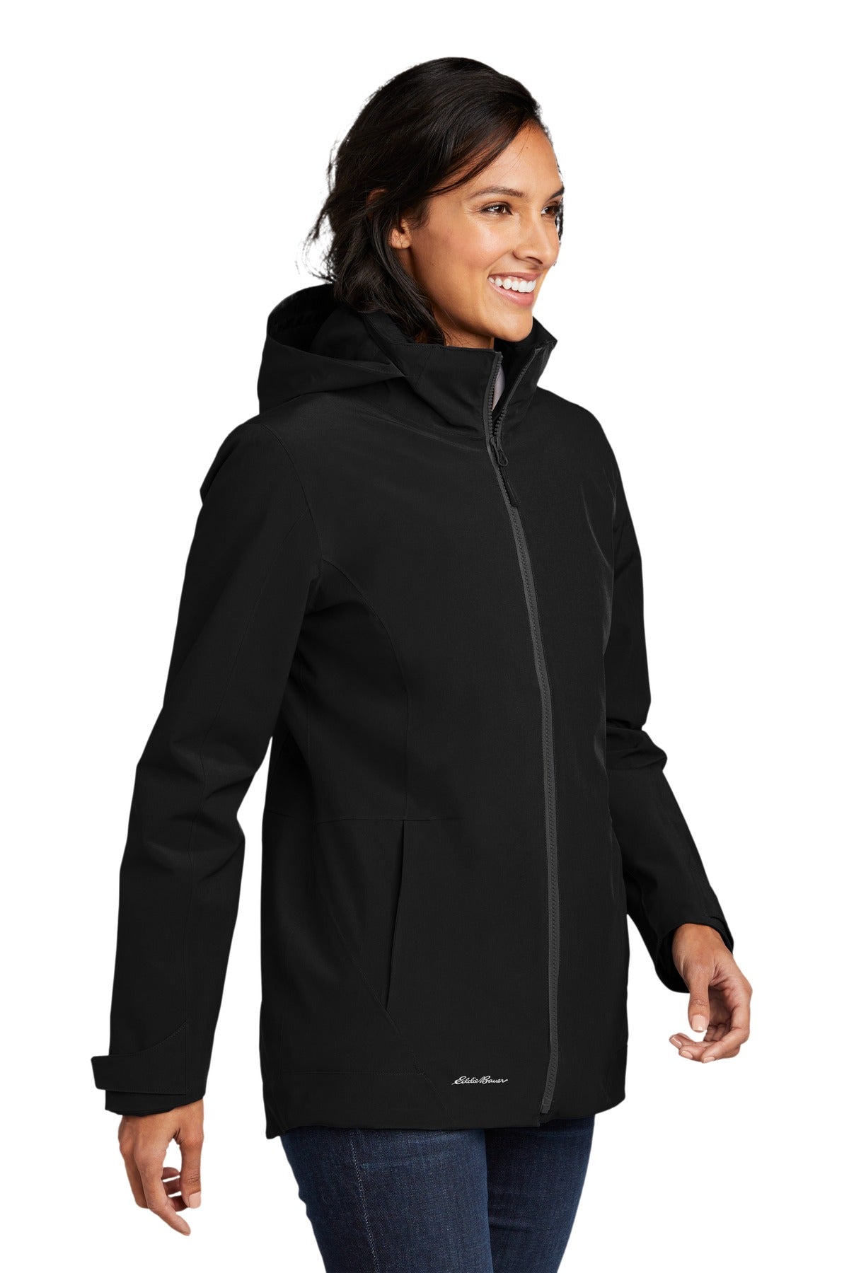 Black/Storm Gy Eddie Bauer Women's WeatherEdge 3-in-1 Jacket EB657