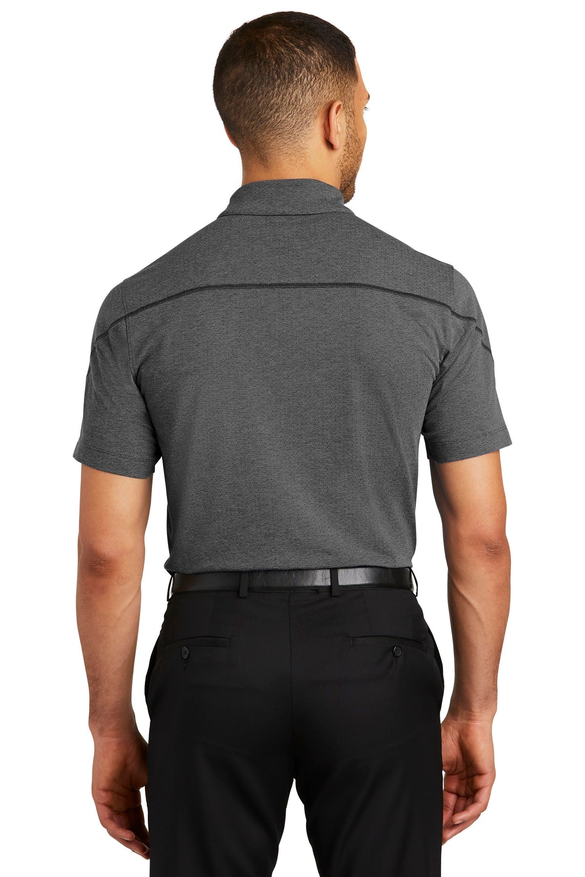 Blacktop Hthr OGIO Tread Polo. OG135