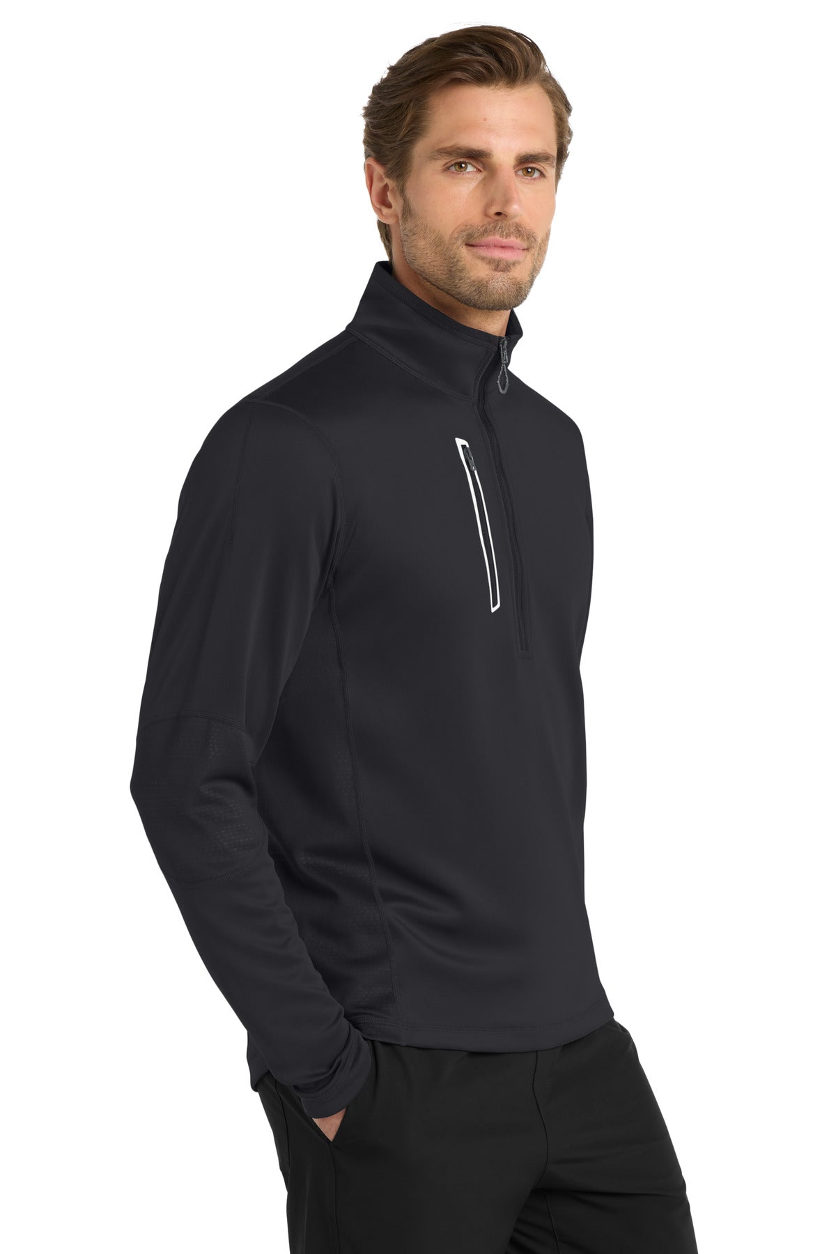 Blacktop OGIO Fulcrum 1/4-Zip. OE701