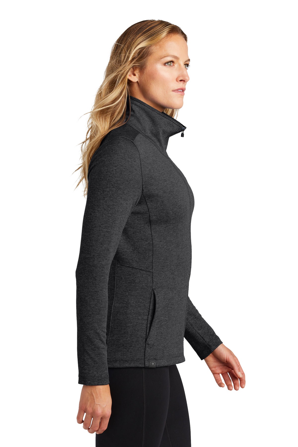 Blacktop OGIO Women's Pixel Full-Zip. LOG203