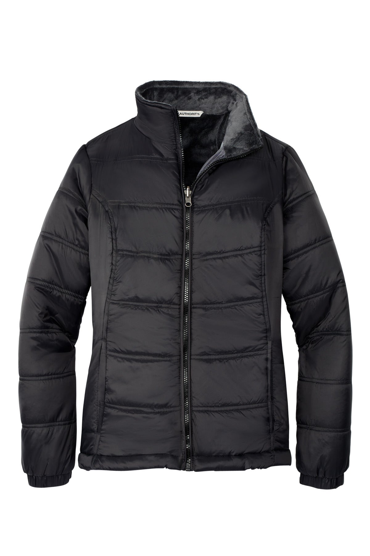 Blk/Blk/Mag Gy Port Authority Women's Colorblock 3-in-1 Jacket. L321