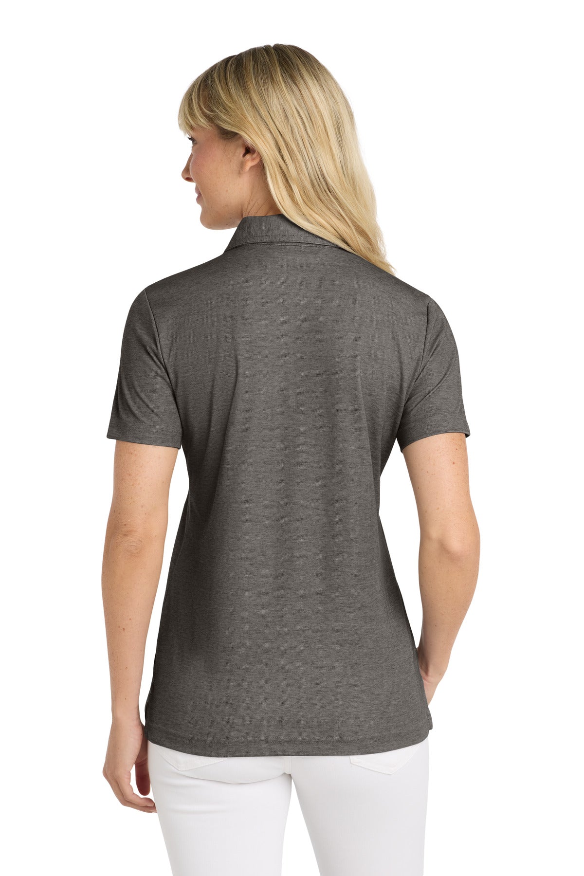 BlkHthr TravisMathew Women's Oceanside Heather Polo TM1WW002